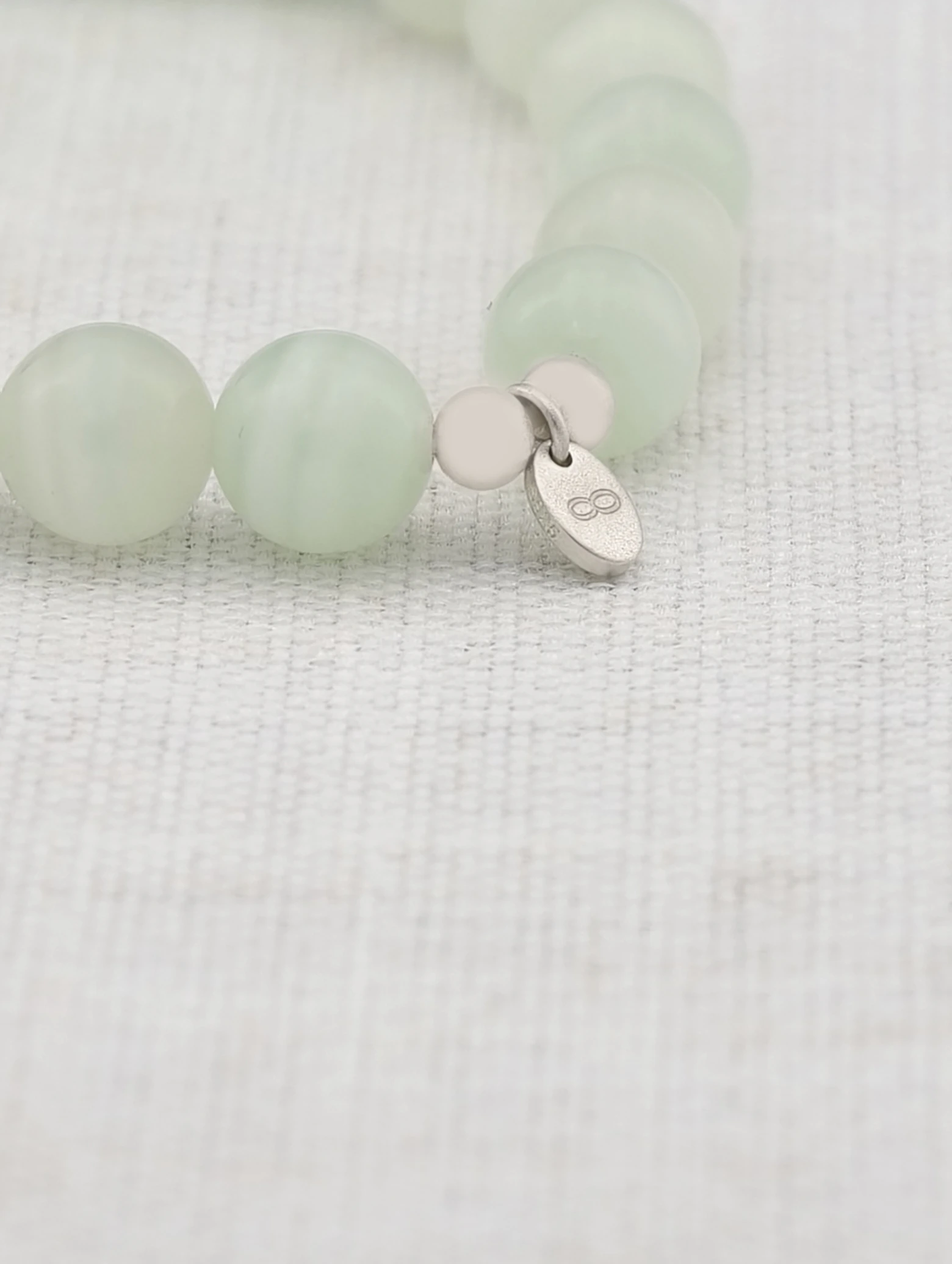 Green Banded Agate 925 Sterling Silver Energy Bracelet