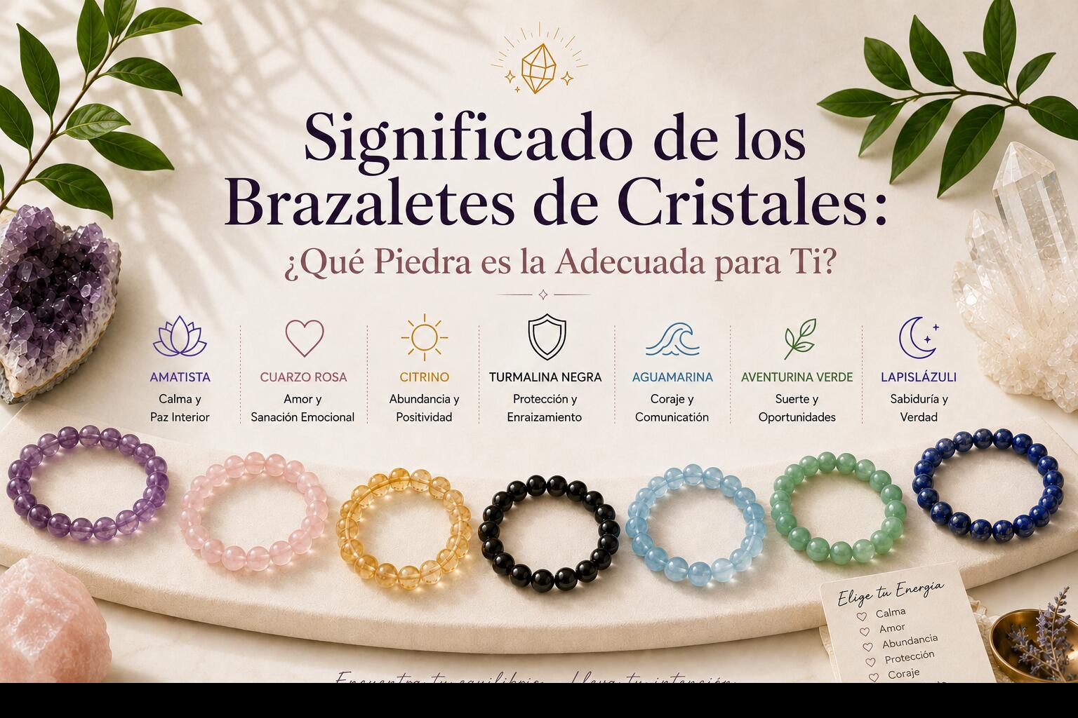 El significado de las pulseras de cristal: ¿cuál es la piedra adecuada para ti?