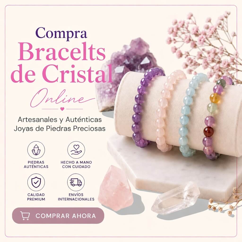 Comprar pulseras de cristal online – Joyería artesanal en piedras preciosas auténticas