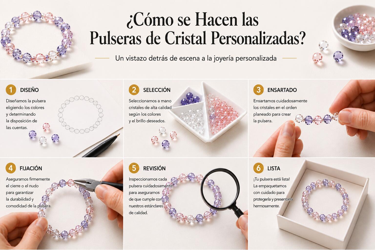 ¿Cómo se fabrican las pulseras personalizadas? Una mirada entre bastidores a la joyería a medida