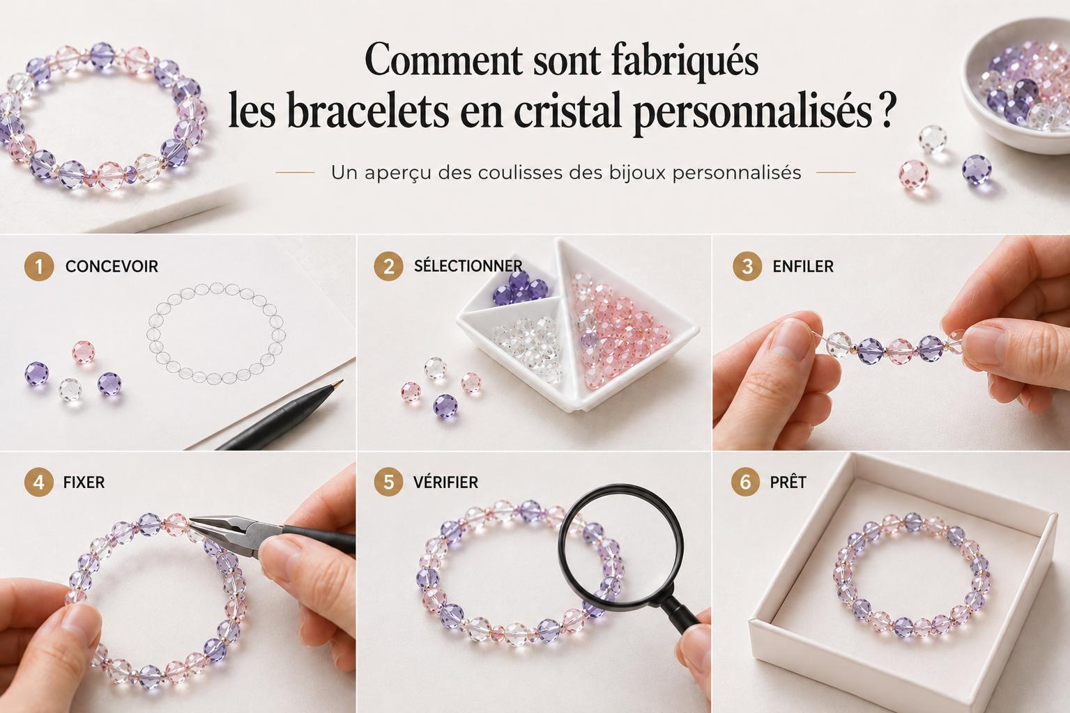 Comment sont fabriqués les bracelets personnalisés ? Les coulisses de la bijouterie sur mesure