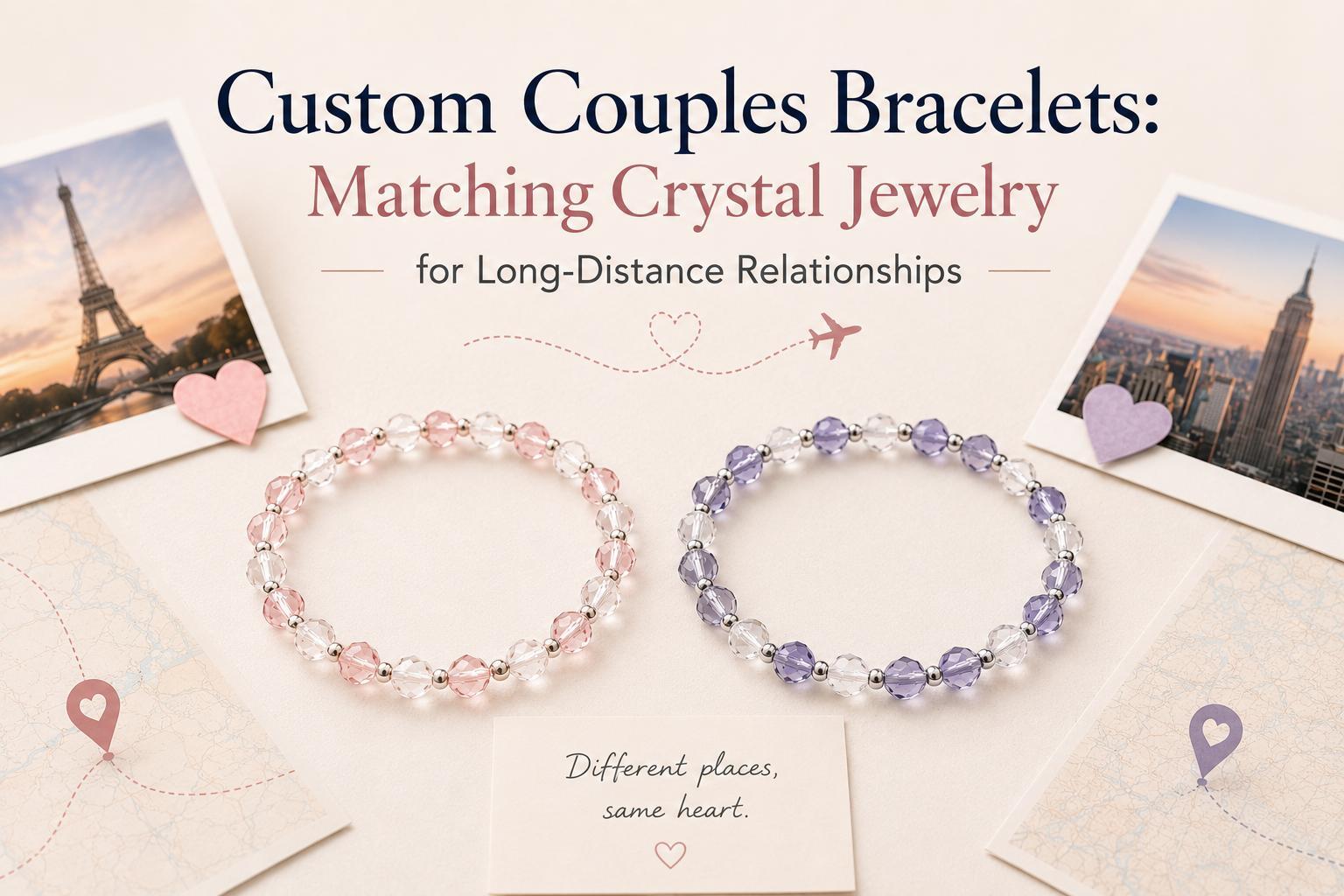 Custom Couples Bracelets: Matching Crystal Jewelry for Long-Distance Relationships