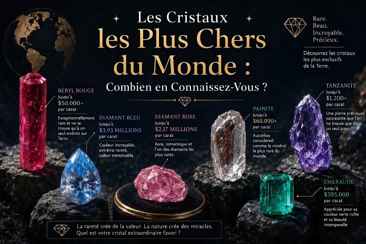 Les cristaux les plus chers du monde : combien en connaissez-vous ?