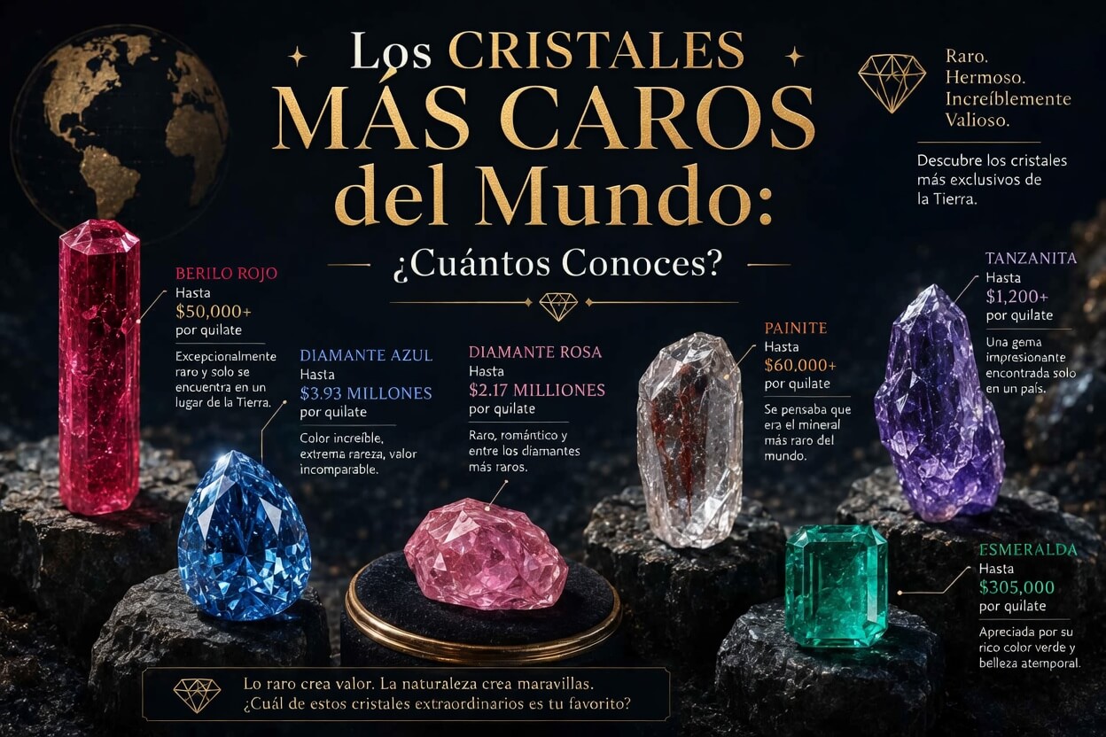 Los cristales más caros del mundo: ¿cuántos conoces?