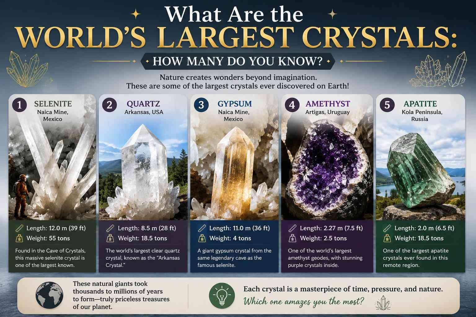 What Are the World's Largest Crystals?
