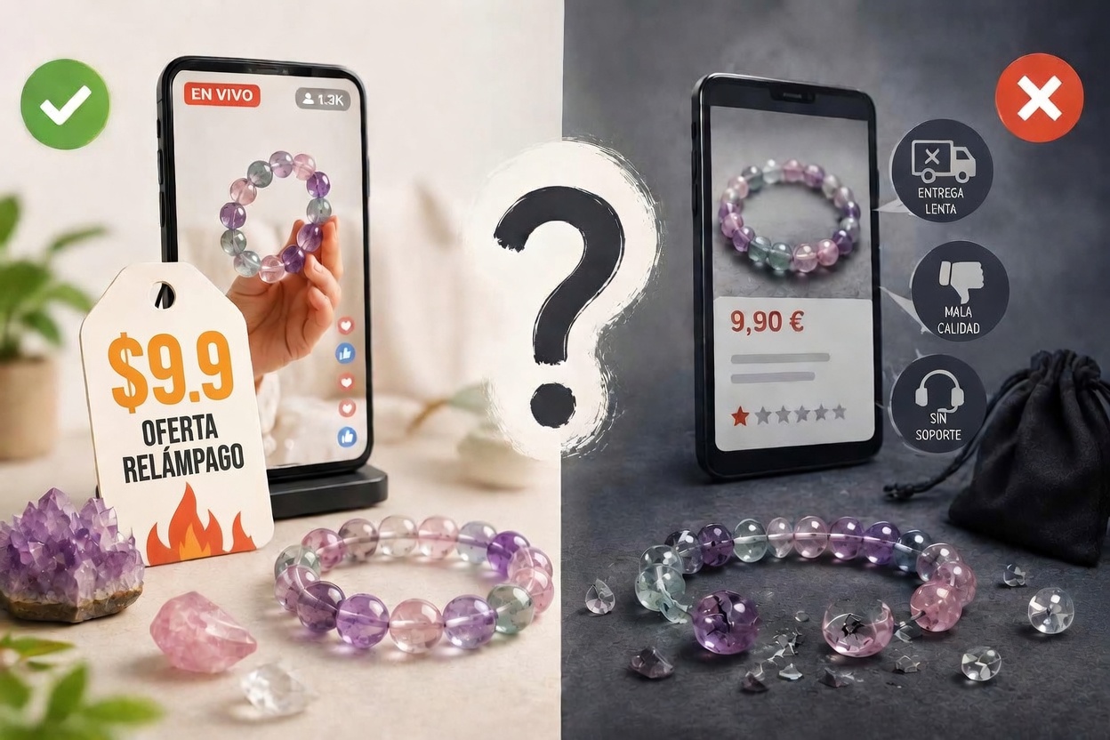 Les bracelets en cristal "vente flash à 9,9 €" en direct : bonne affaire ou piège ?