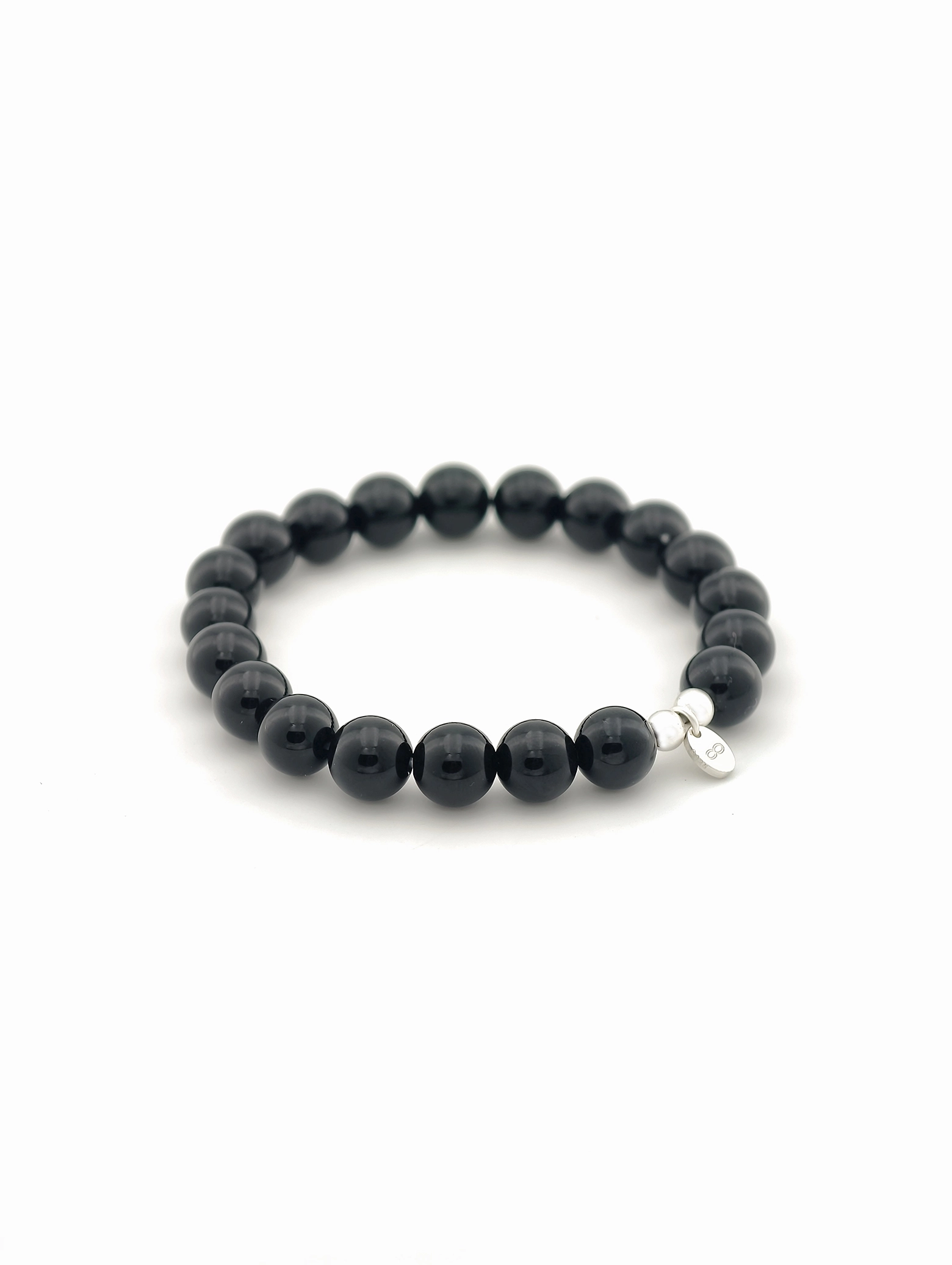 Schwarzer Onyx 925er Sterlingsilber Armband