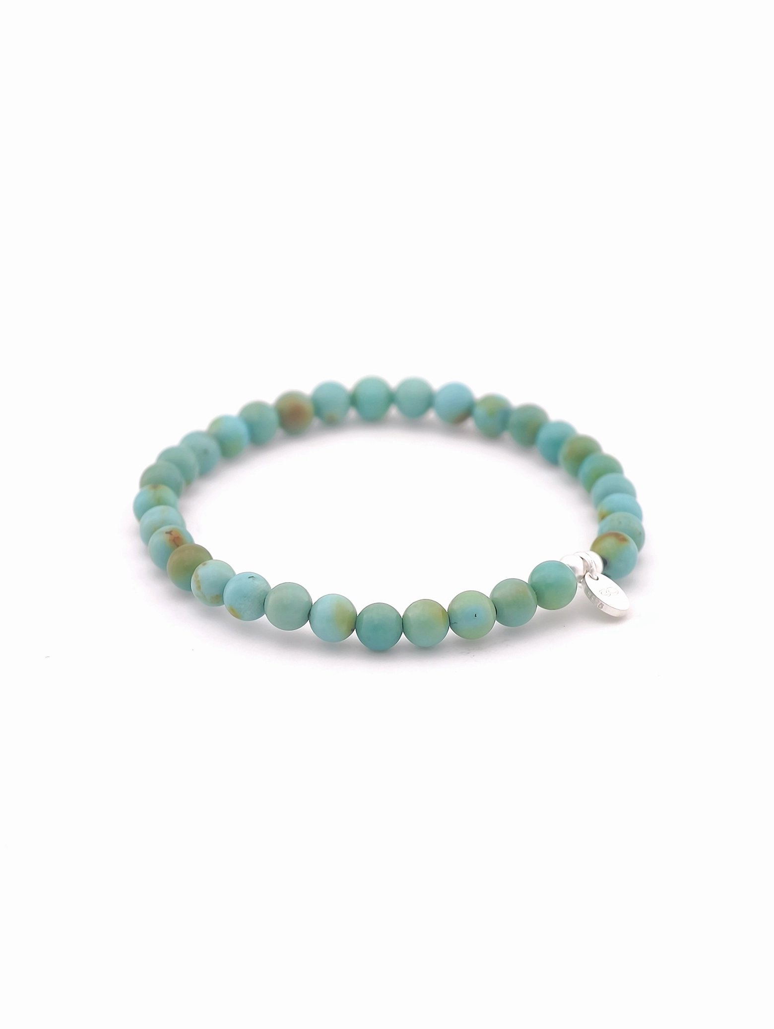 Premium Green Turquoise 925 Sterling Silver Energy Bracelet