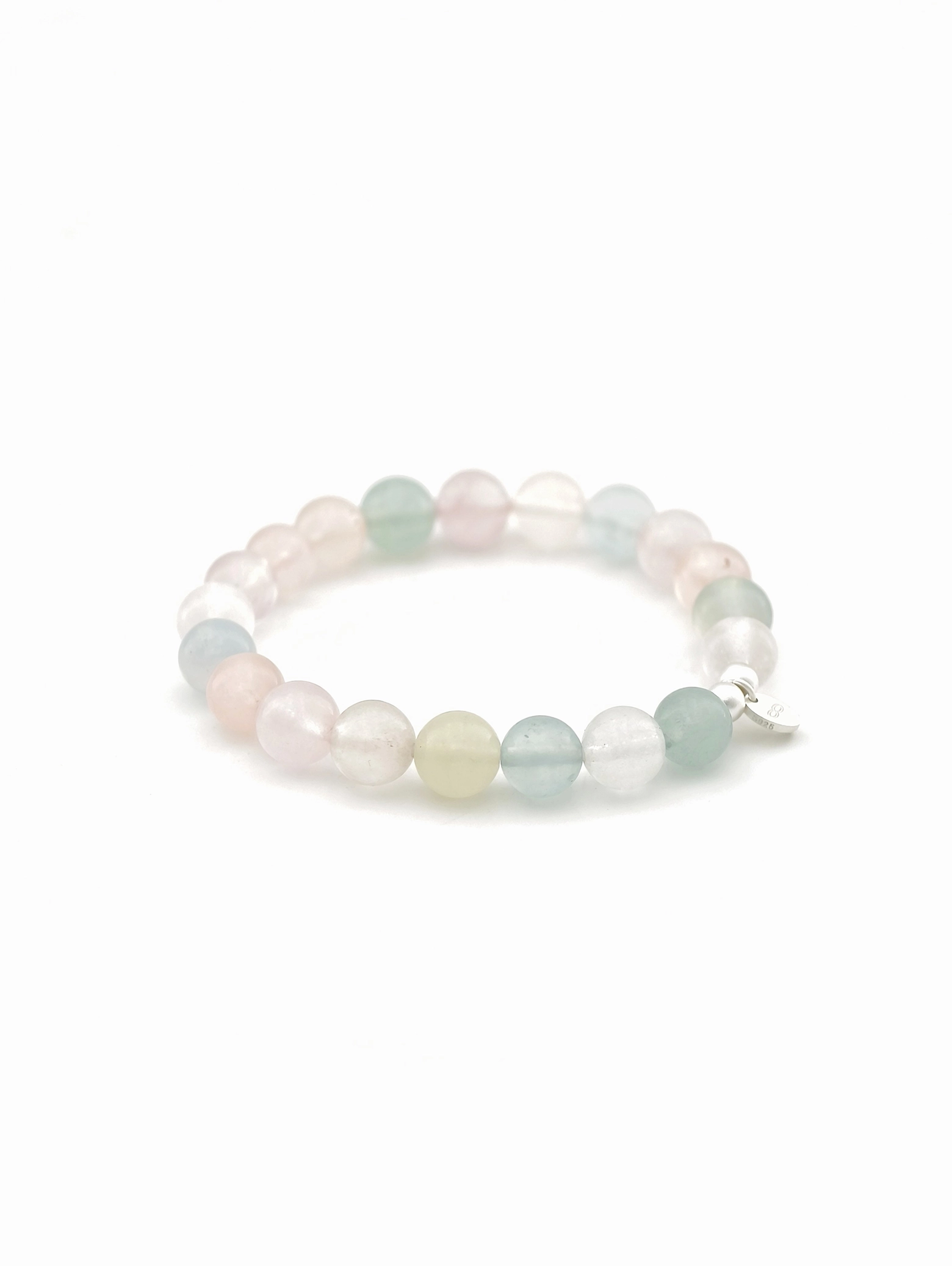 Morganite 925 Sterling Silver Energy Bracelet