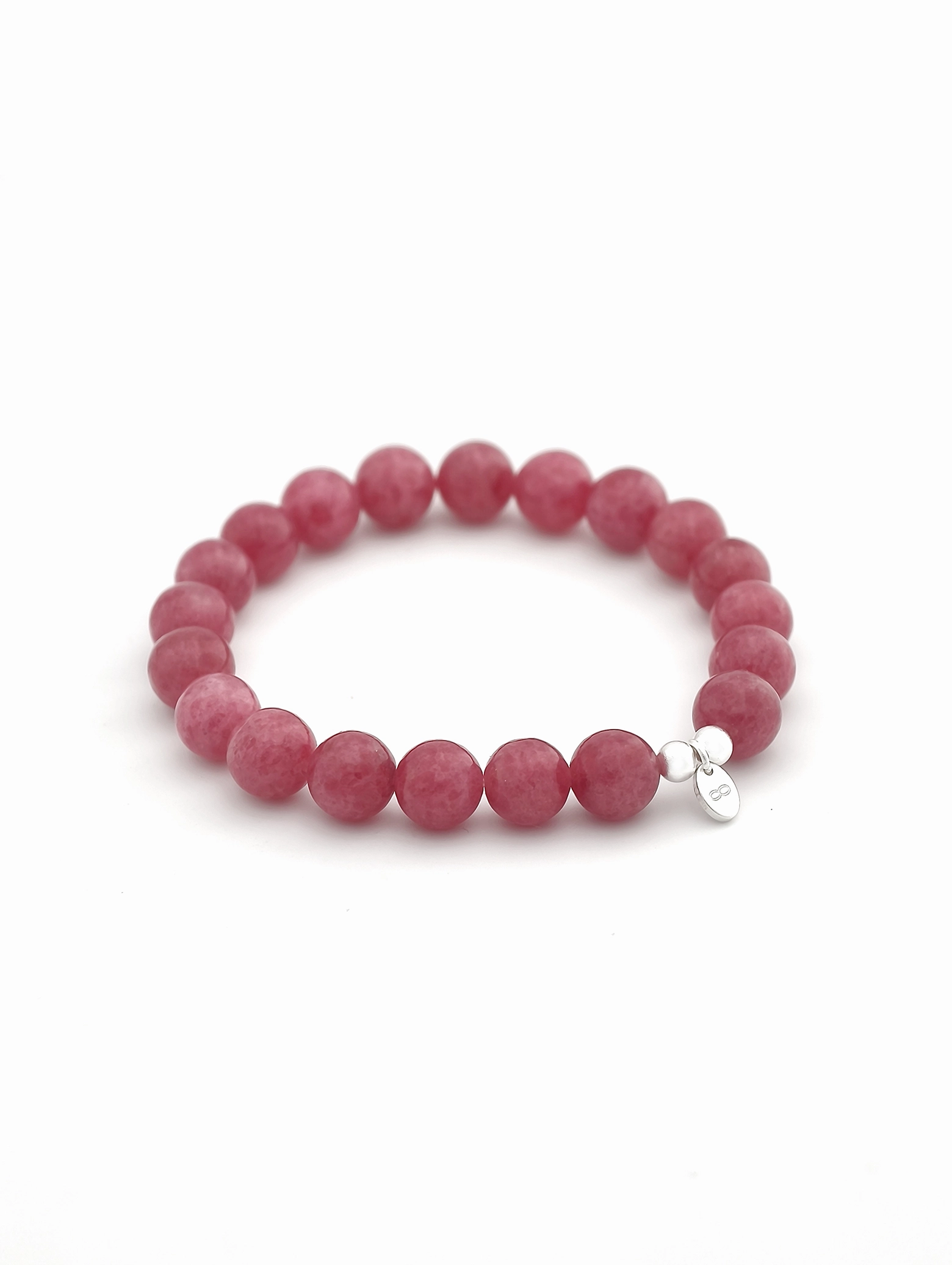 Rhodonite 925 Sterling Silver Energy Bracelet