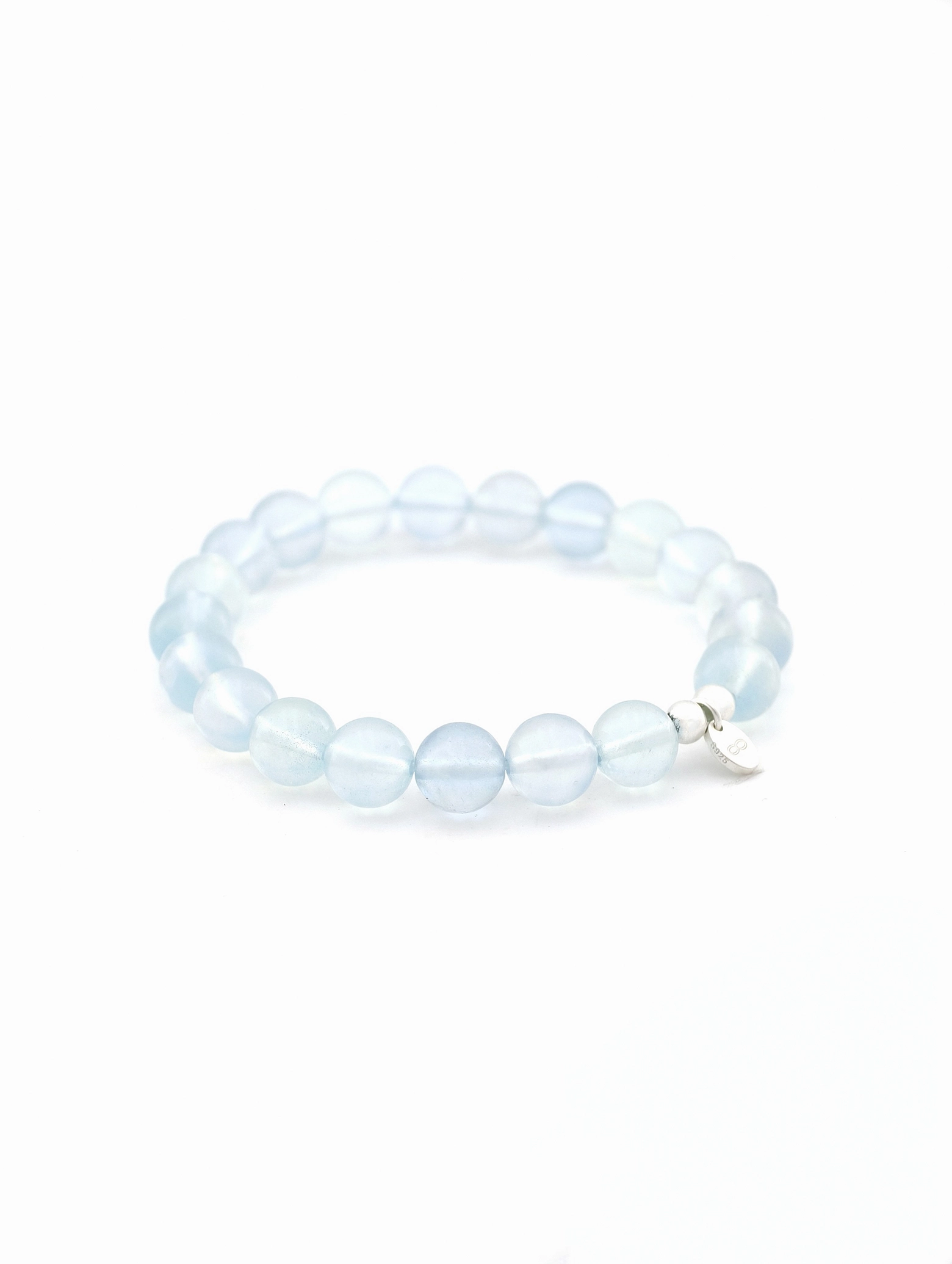 Aquamarine 925 Sterling Silver Energy Bracelet
