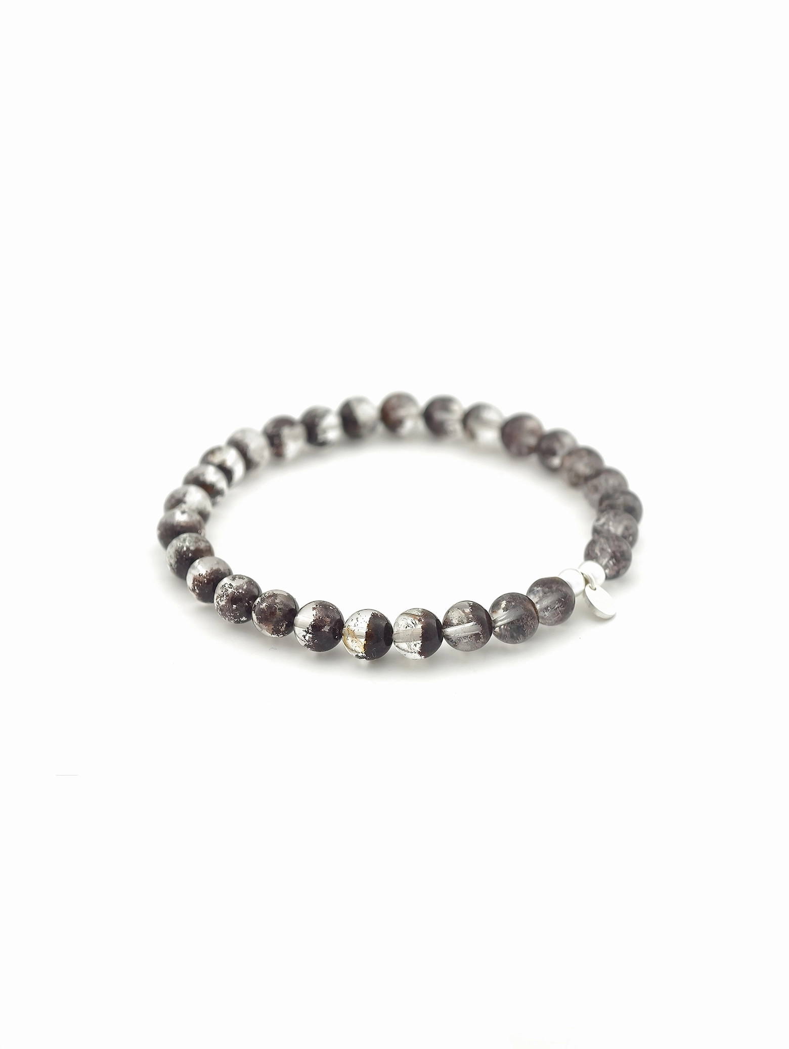 Red Phantom Quartz 925 Sterling Silver Energy Bracelet