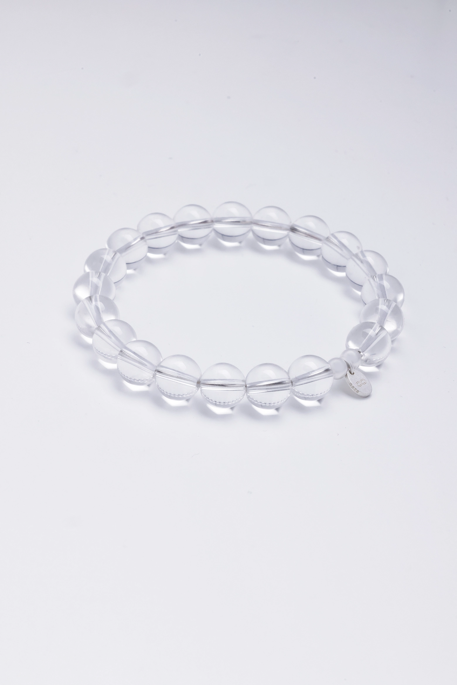 Clear Quartz 925 Sterling Silver Energy Bracelet