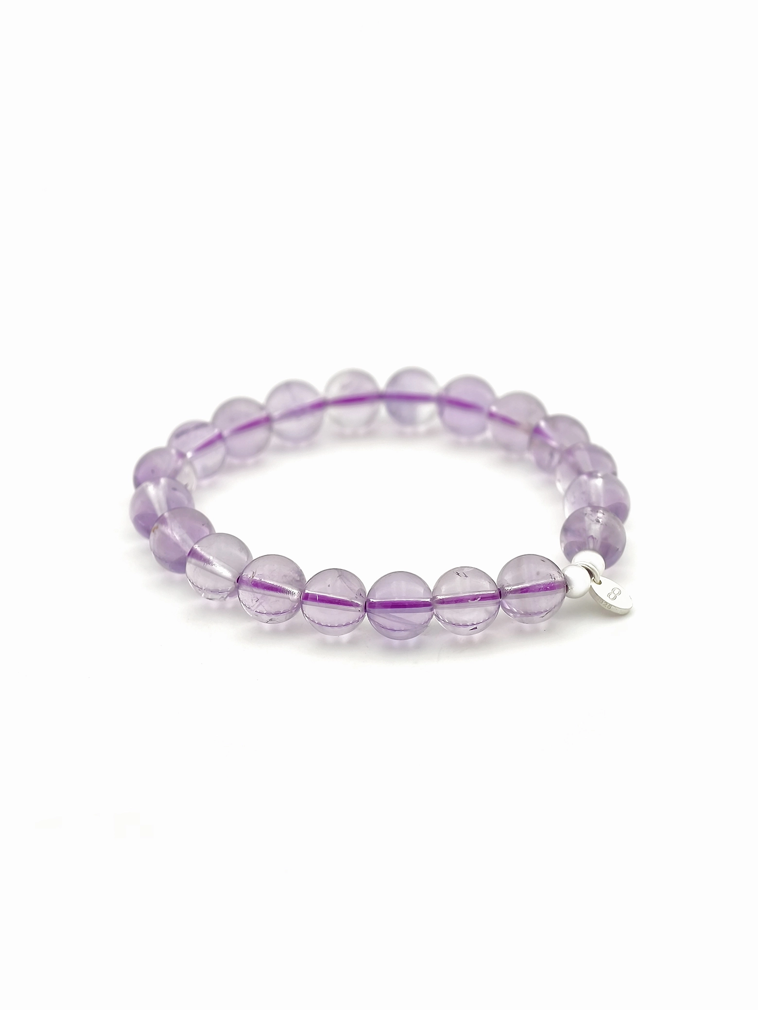 Bolivian Amethyst 925 Sterling Silver Energy Bracelet