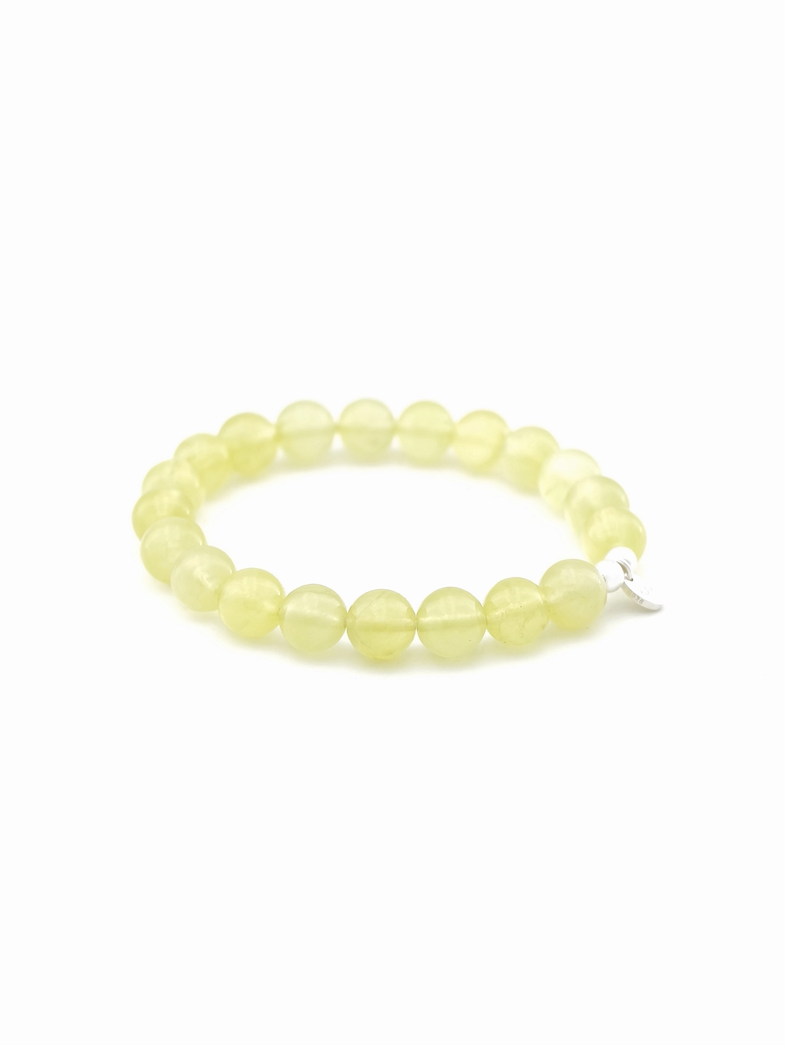 Golden Prehnite 925 Sterling Silver Energy Bracelet