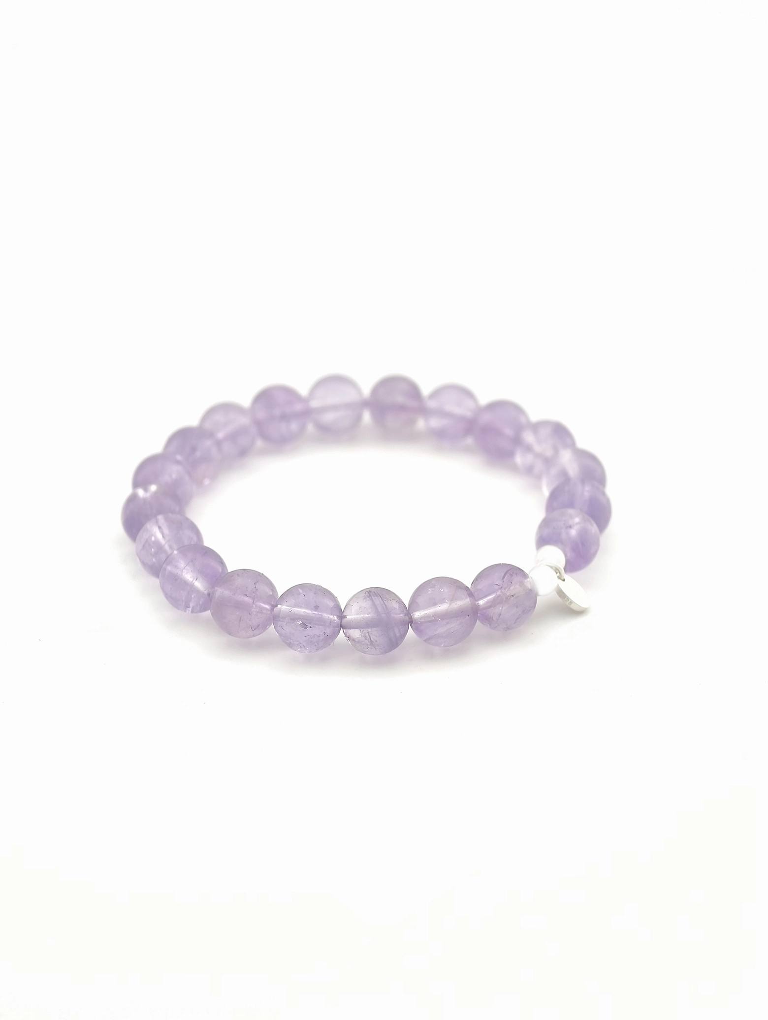 Lavender Amethyst 925 Sterling Silver Energy Bracelet