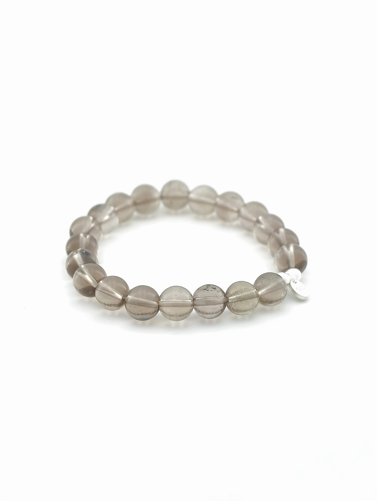 Smoky Quartz 925 Sterling Silver Energy Bracelet