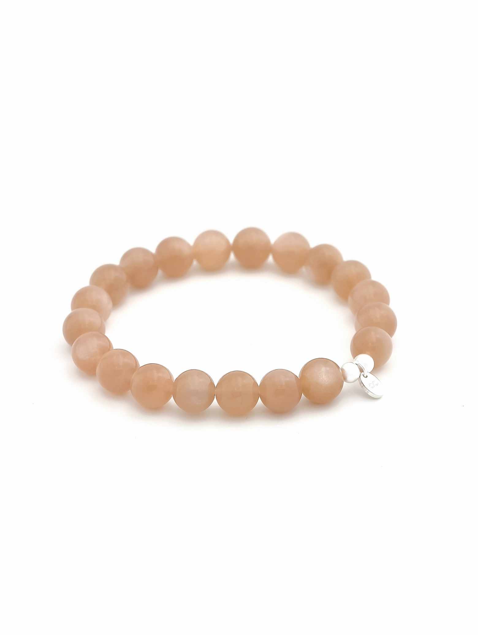 Orange Moonstone 925 Sterling Silver Energy Bracelet