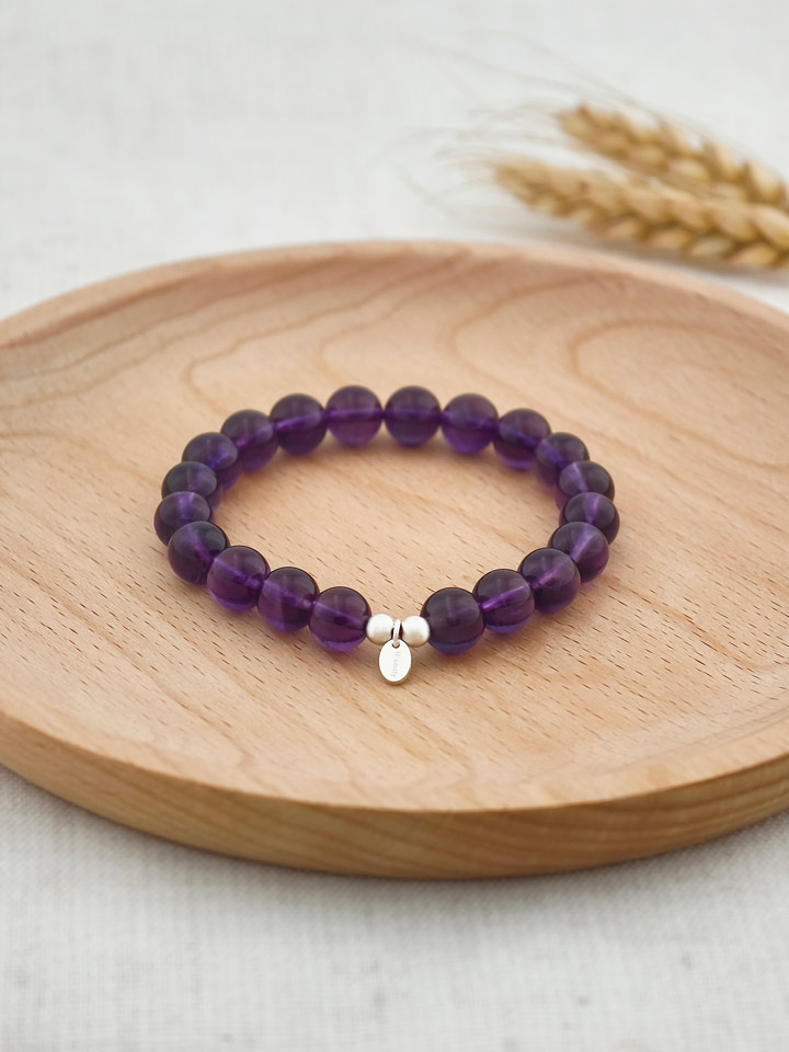 Uruguayan Amethyst 925 Sterling Silver Energy Bracelet