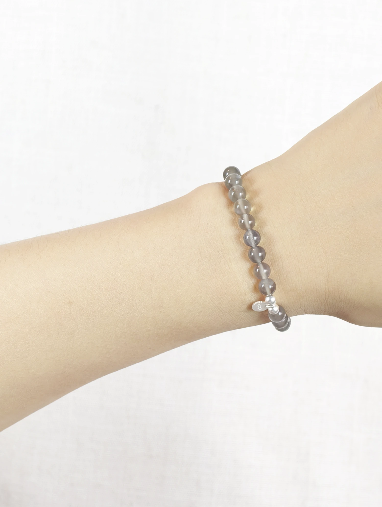 Bracelet Pierre de Lune Argentée 925 Argent Sterling