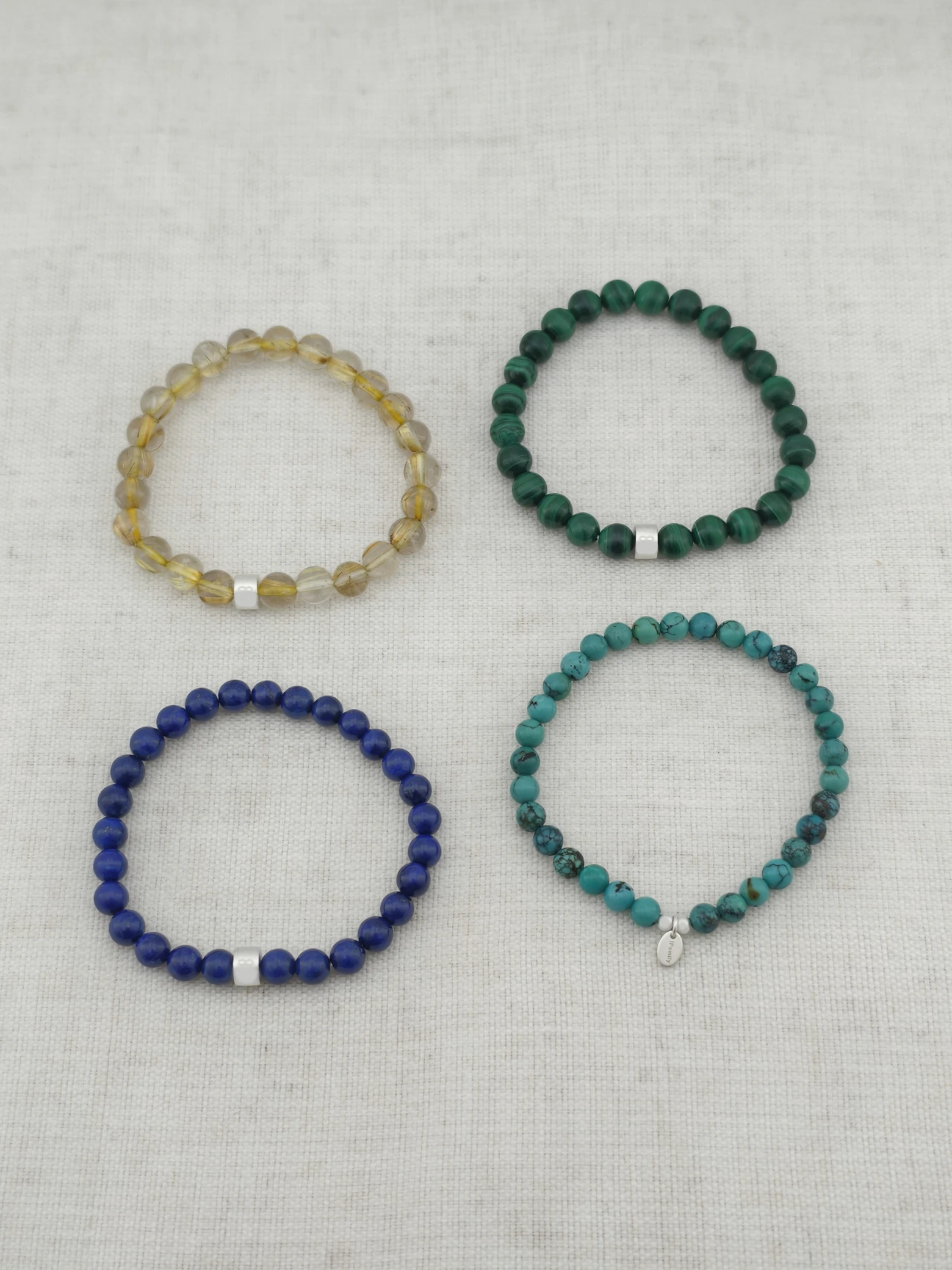 Set de Bracelets Sagittaire Gemmes & Argent 925