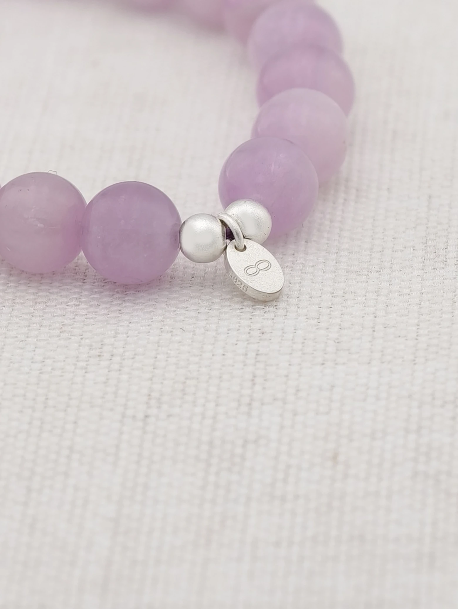 Kunzite 925 Sterling Silver Energy Bracelet