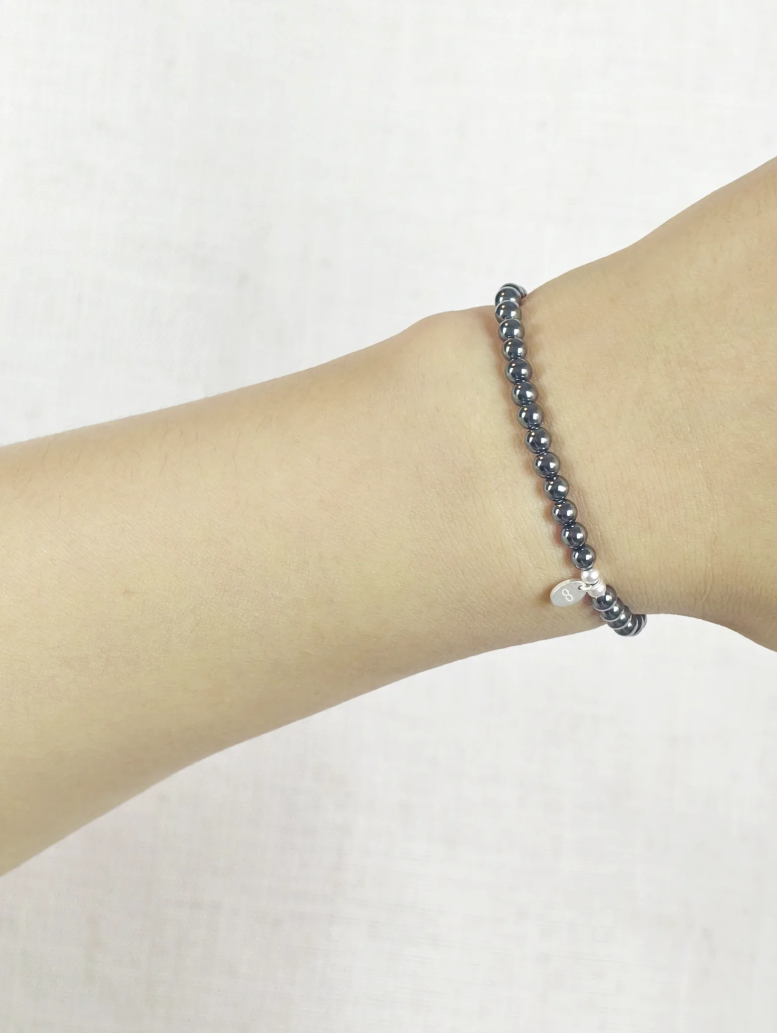 Hematite 925 Sterling Silver Energy Bracelet