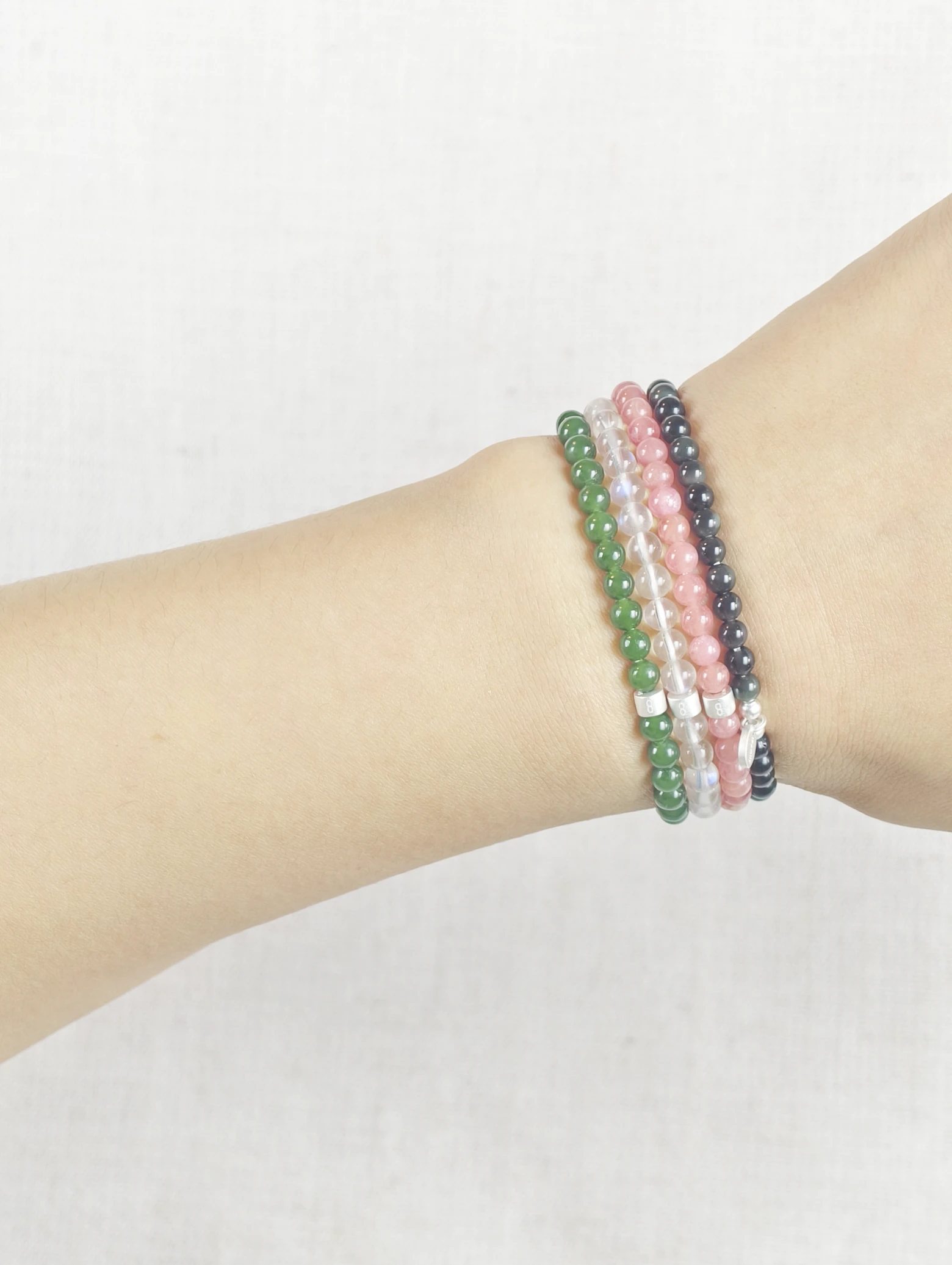 Set de Bracelets Cancer Gemmes & Argent 925