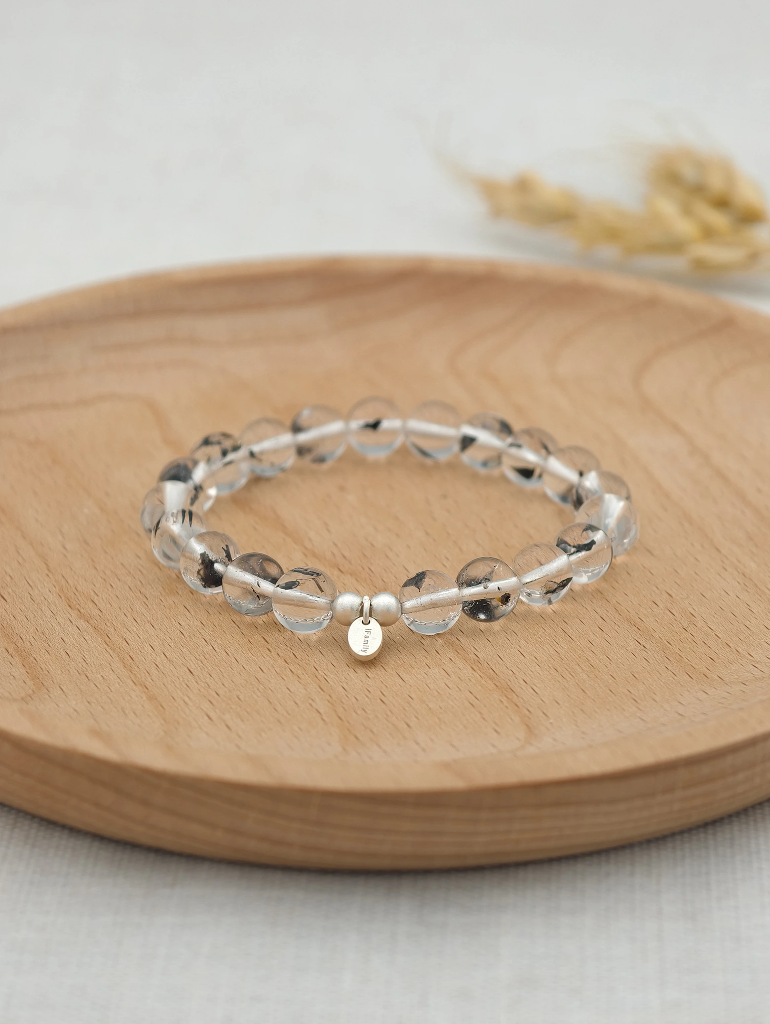Herkimer-Diamant 925er Sterlingsilber Armband