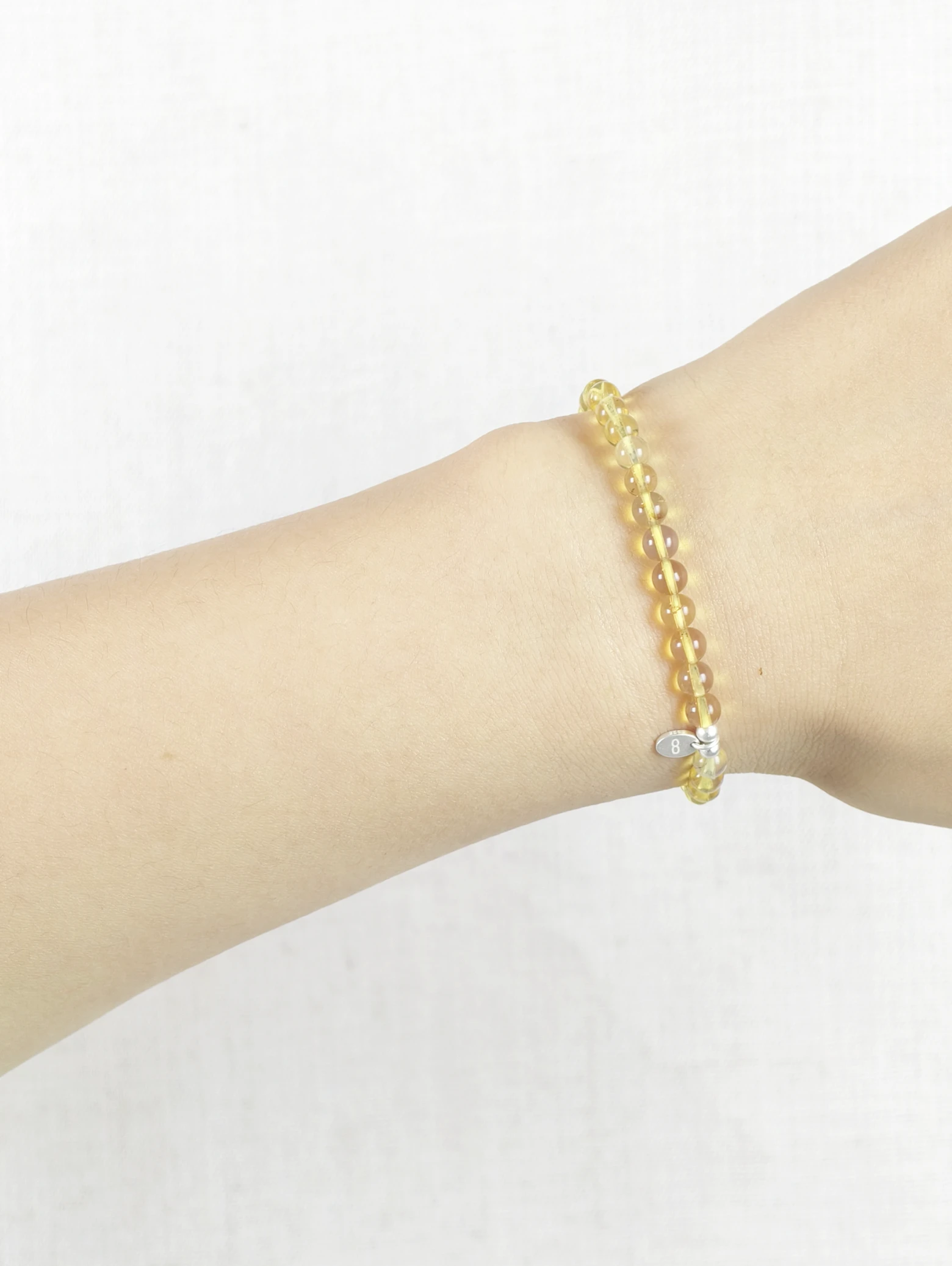 Dominican Blue Amber 925 Sterling Silver Energy Bracelet
