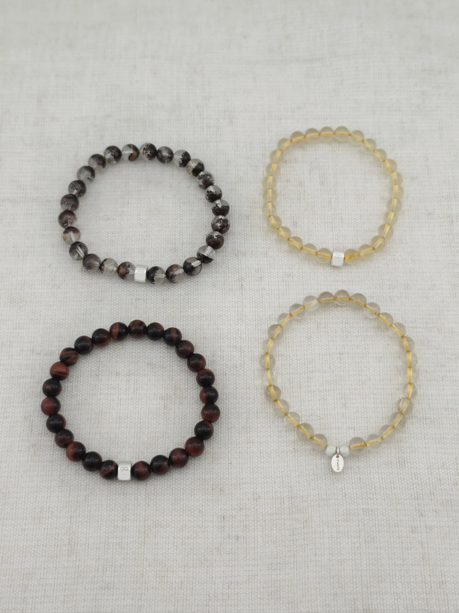 Set de Bracelets Lion Gemmes & Argent 925