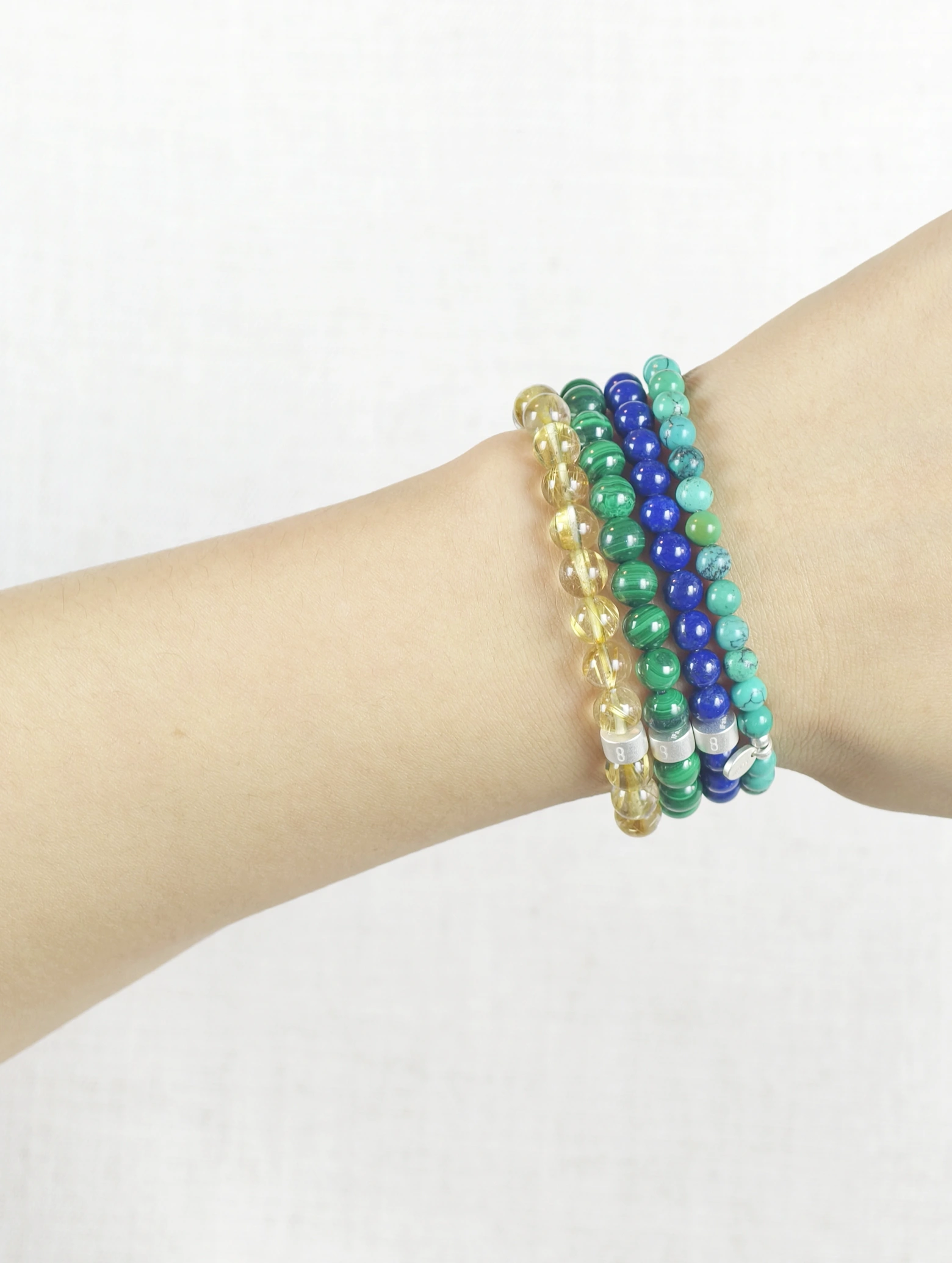 Set de Bracelets Sagittaire Gemmes & Argent 925