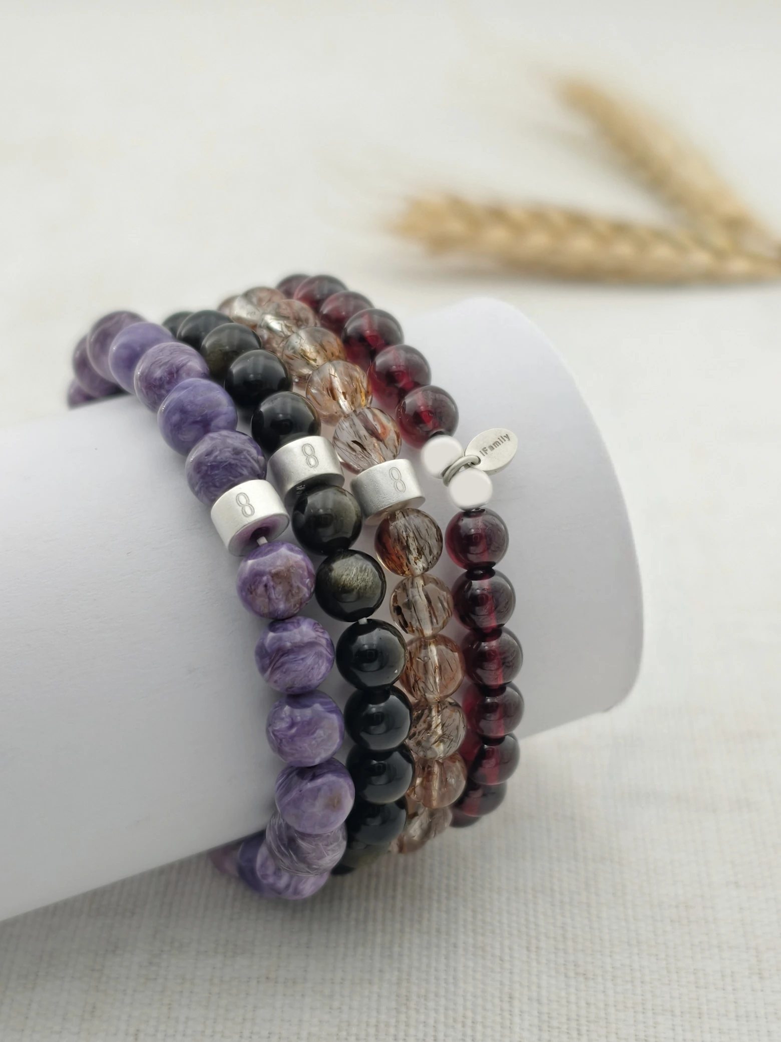 Set de Pulseras Escorpio Gemas & Plata 925