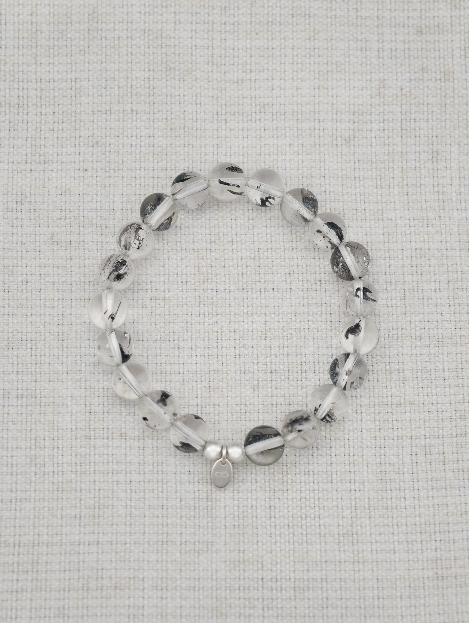 Herkimer-Diamant 925er Sterlingsilber Armband
