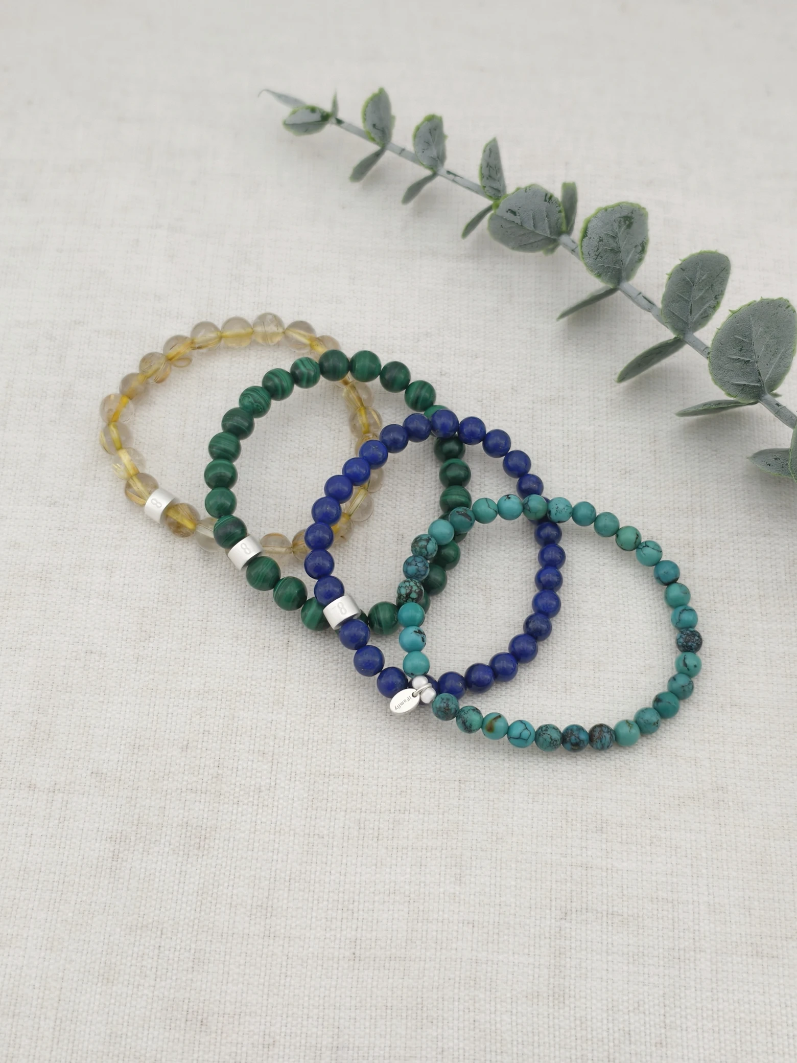 Set de Bracelets Sagittaire Gemmes & Argent 925