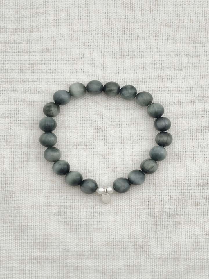 Pulsera de Ojo de Halcón y Plata de Ley 925