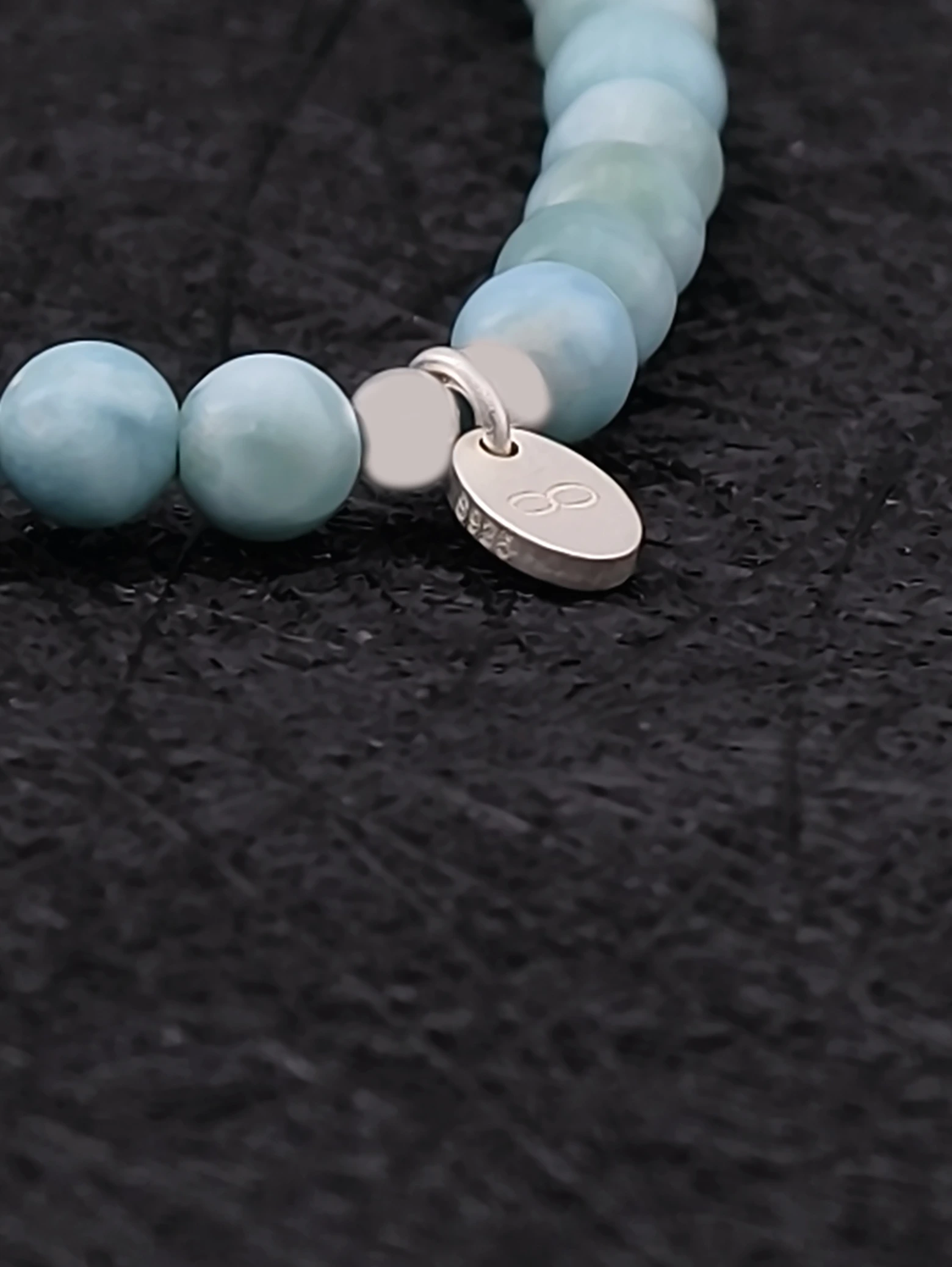 Larimar 925 Sterling Silver Energy Bracelet