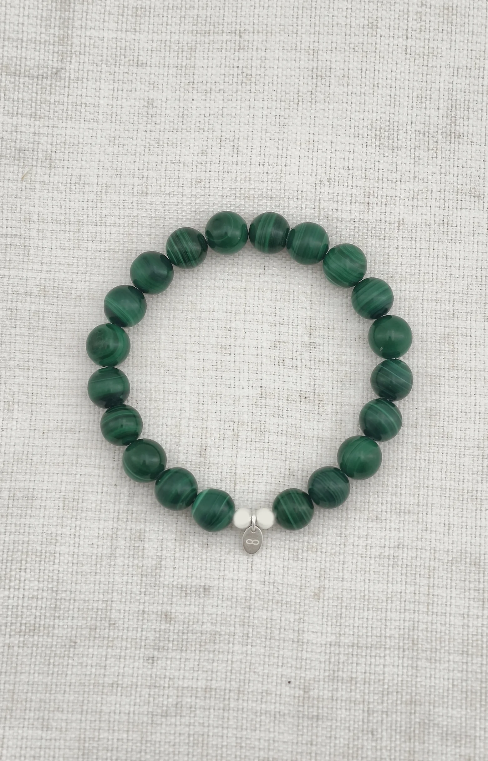Malachit 925er Sterlingsilber Armband