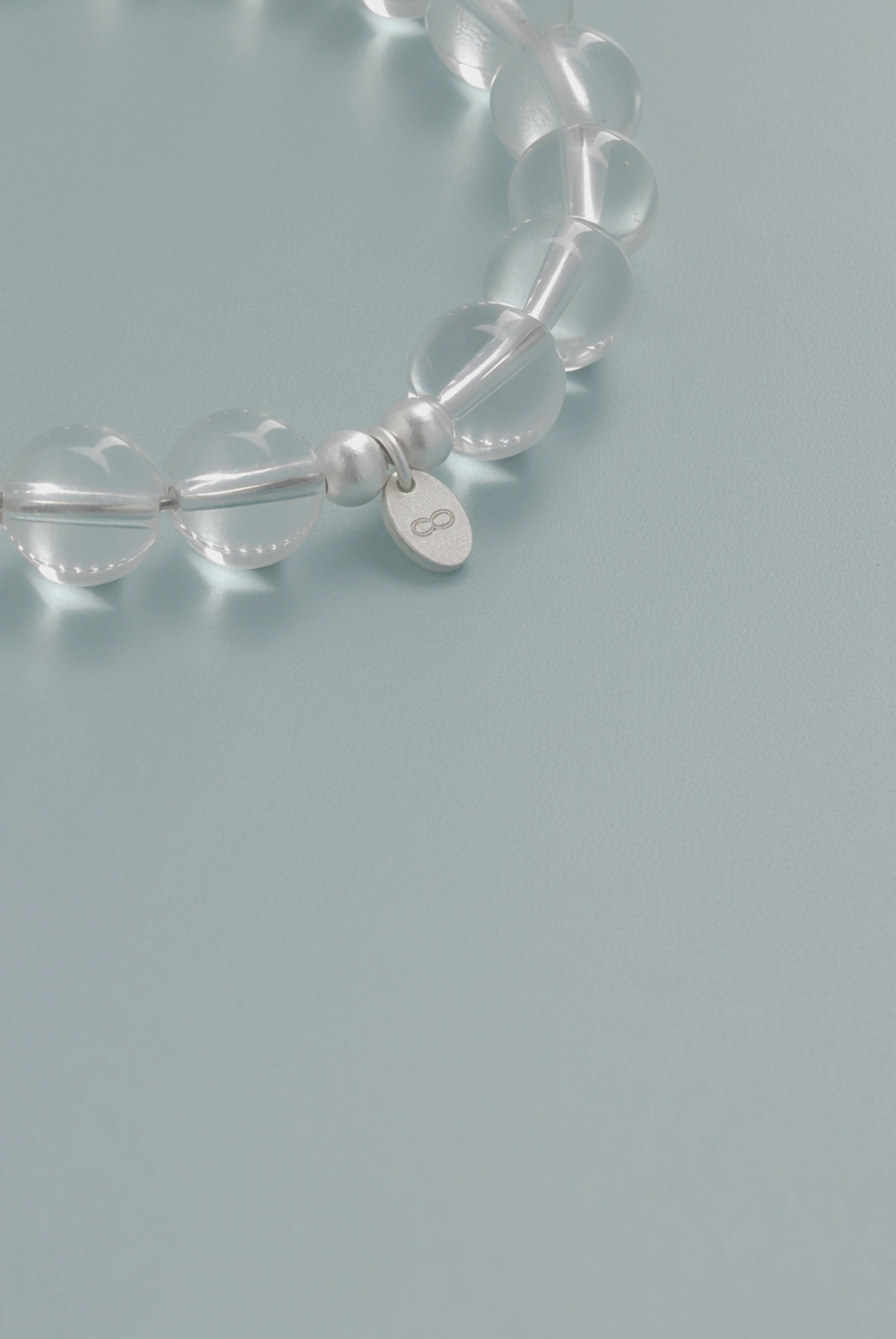 Bracelet Cristal de Roche et Argent Sterling 925