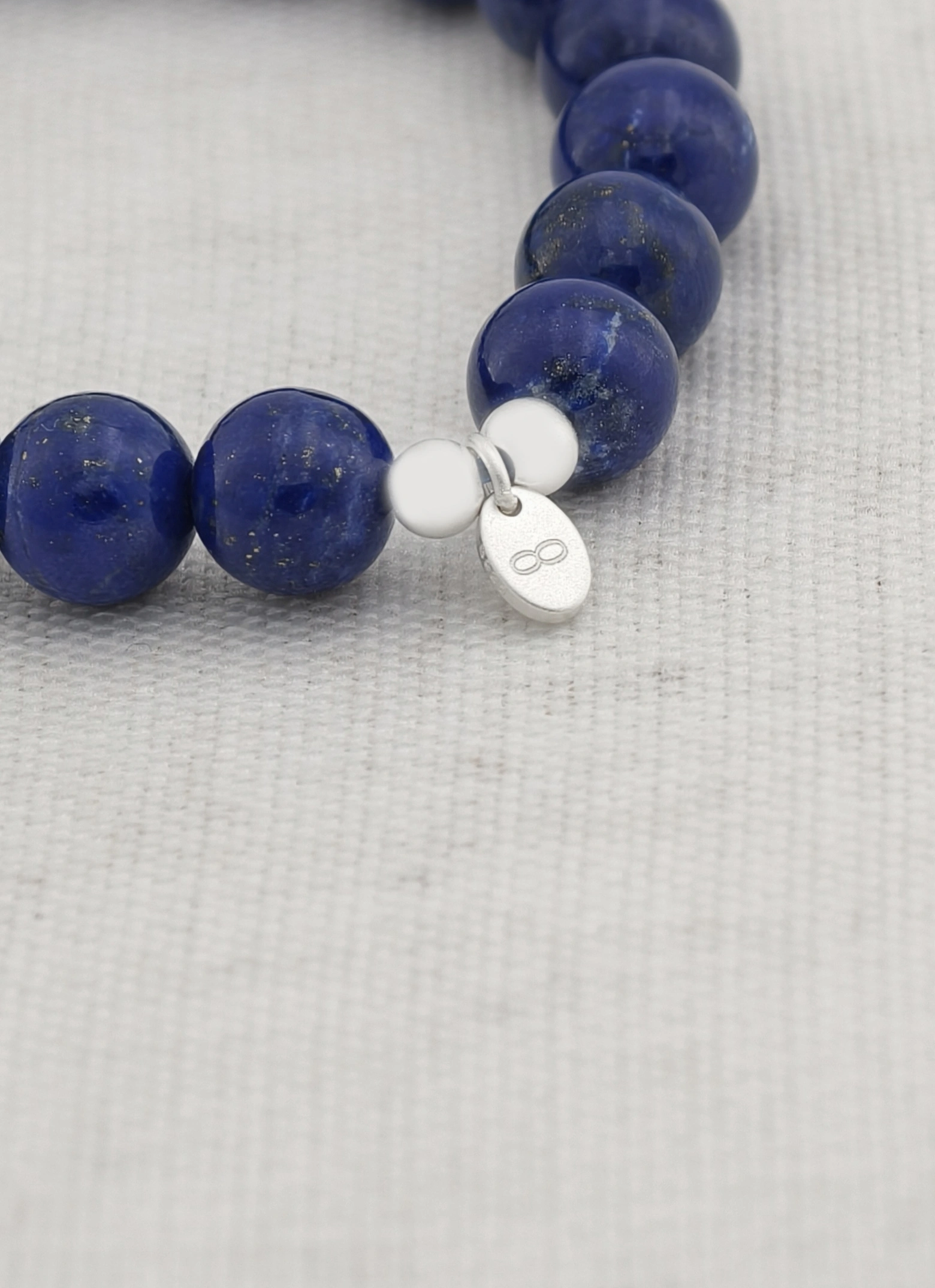 Lapis Lazuli 925 Sterling Silver Energy Bracelet