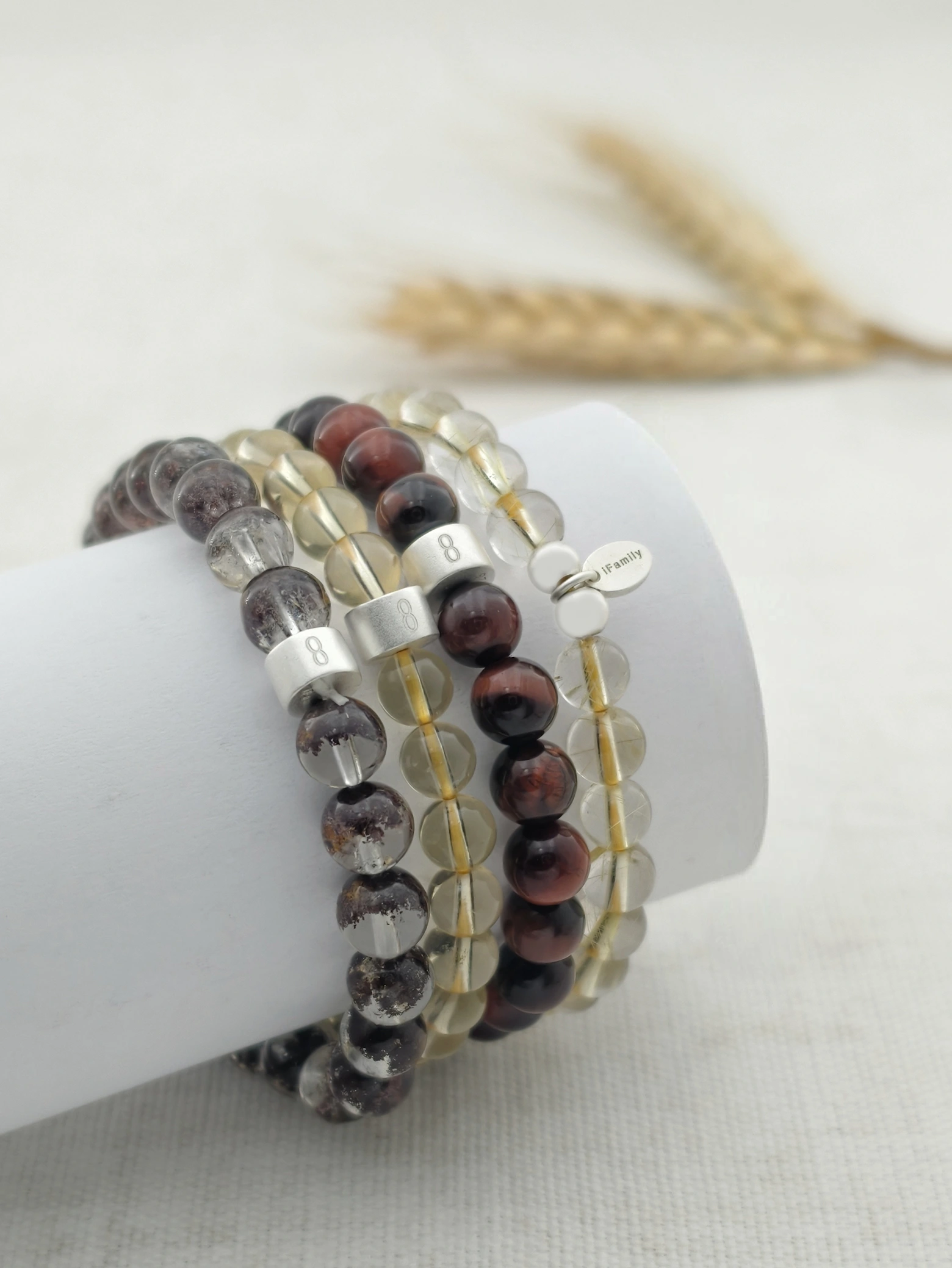 Set de Bracelets Lion Gemmes & Argent 925