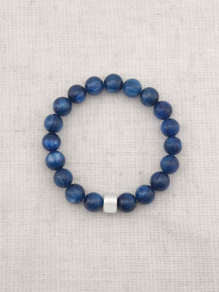 Kyanit-Armband mit 925er Silber Röhrchen