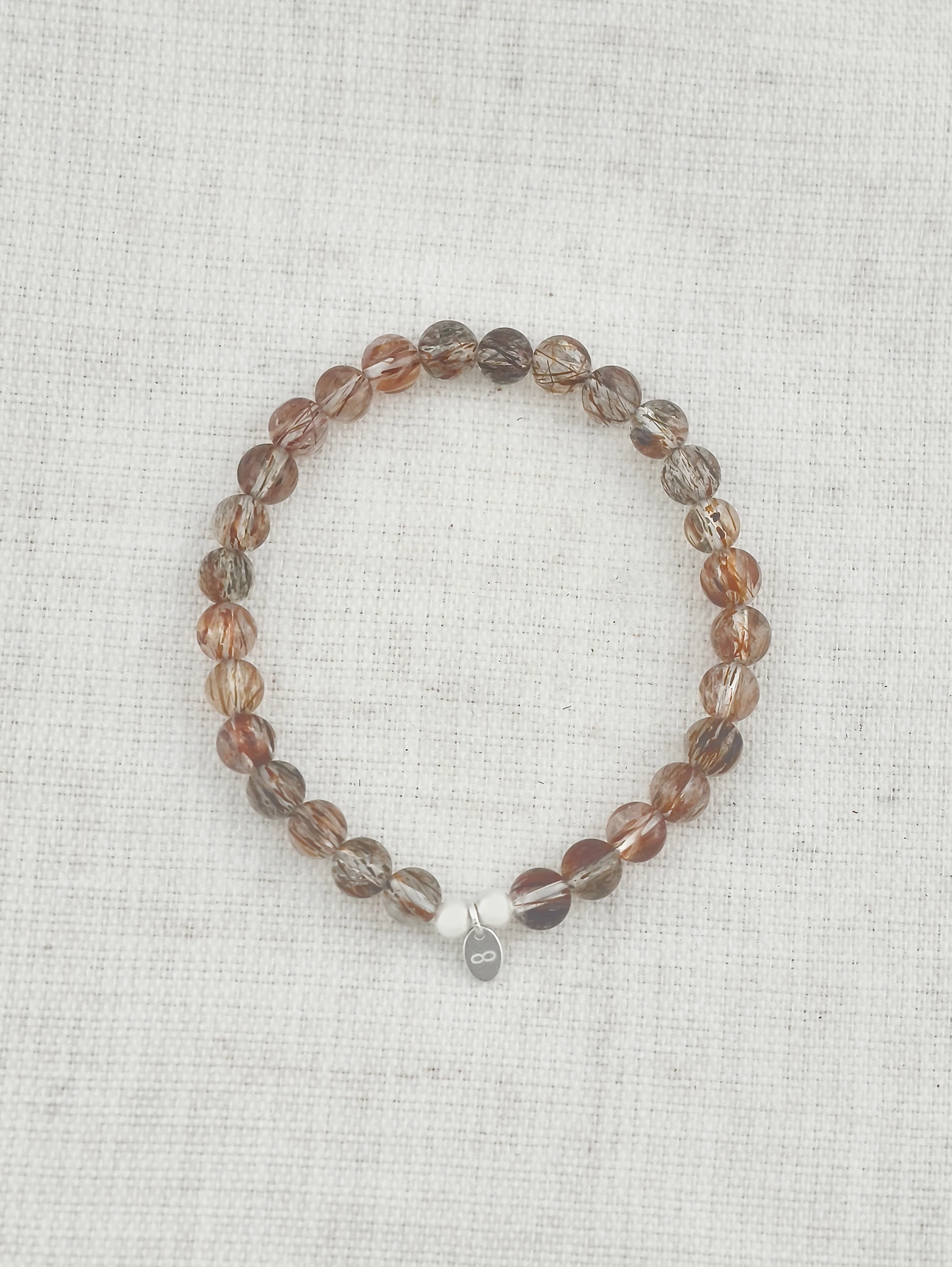 Bracelet en Super Seven et Argent Sterling 925