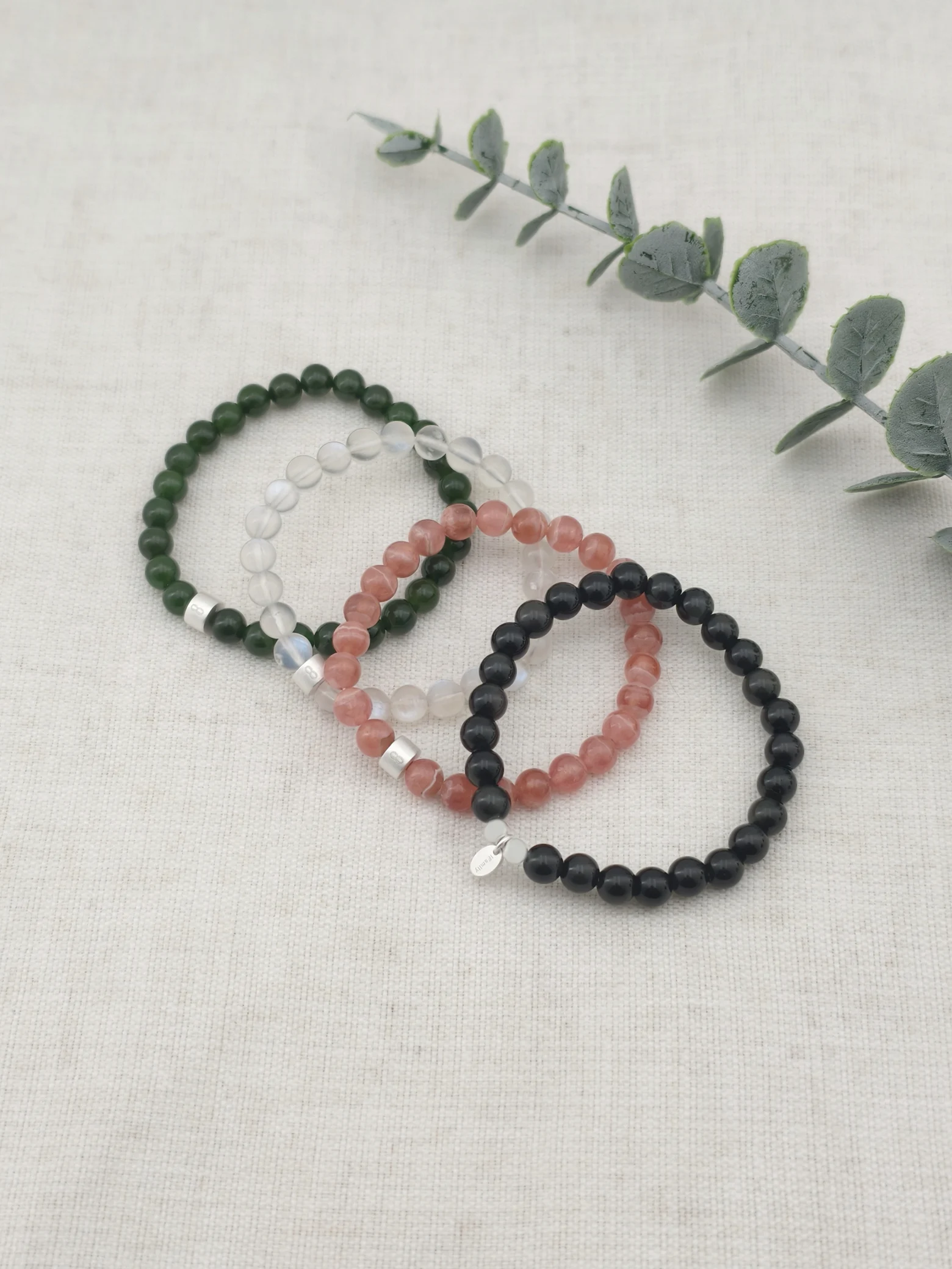 Set de Bracelets Cancer Gemmes & Argent 925