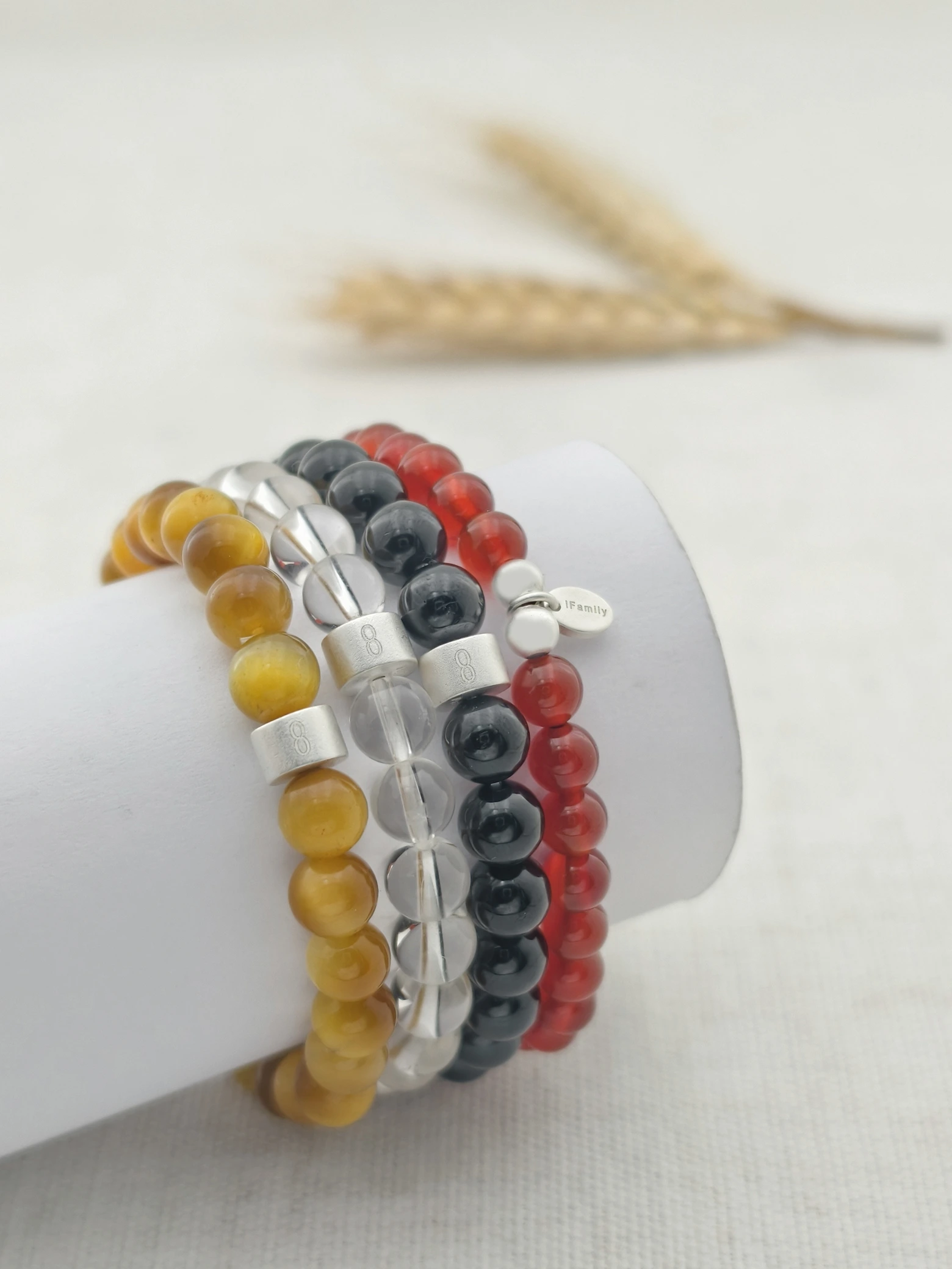 Set de Bracelets Bélier Gemmes & Argent 925