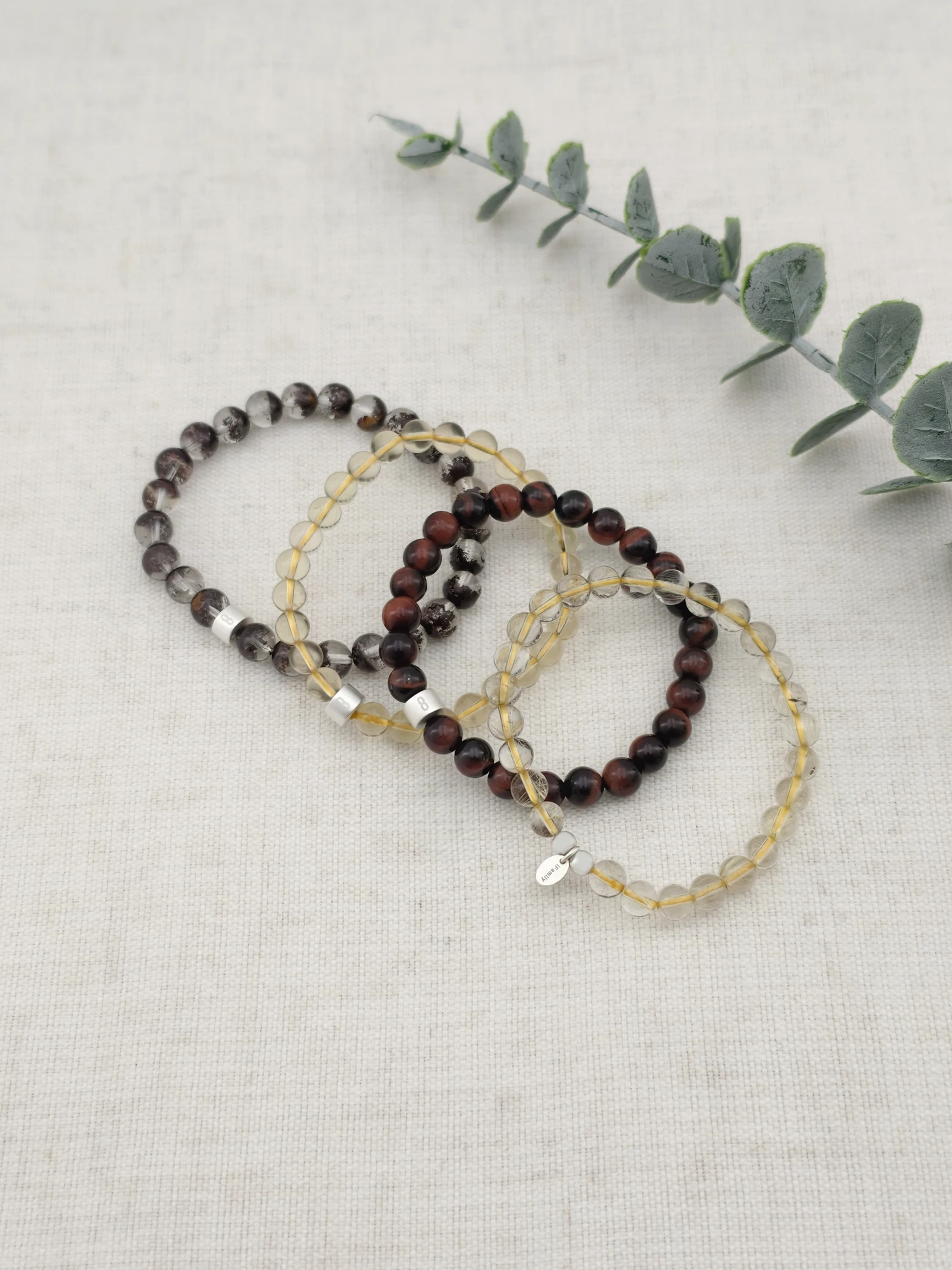 Set de Bracelets Lion Gemmes & Argent 925