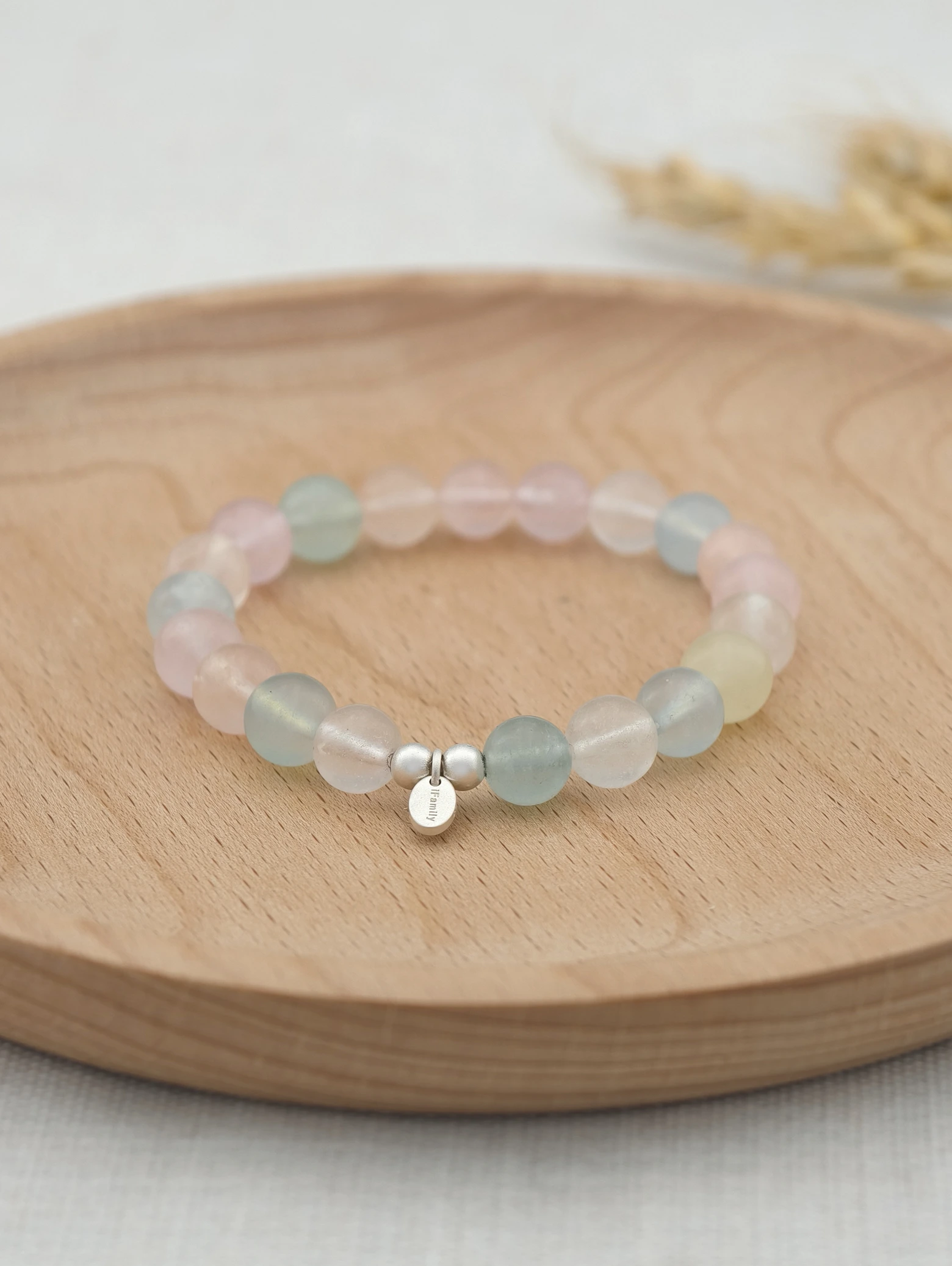 Bracelet en Morganite et Argent Sterling 925