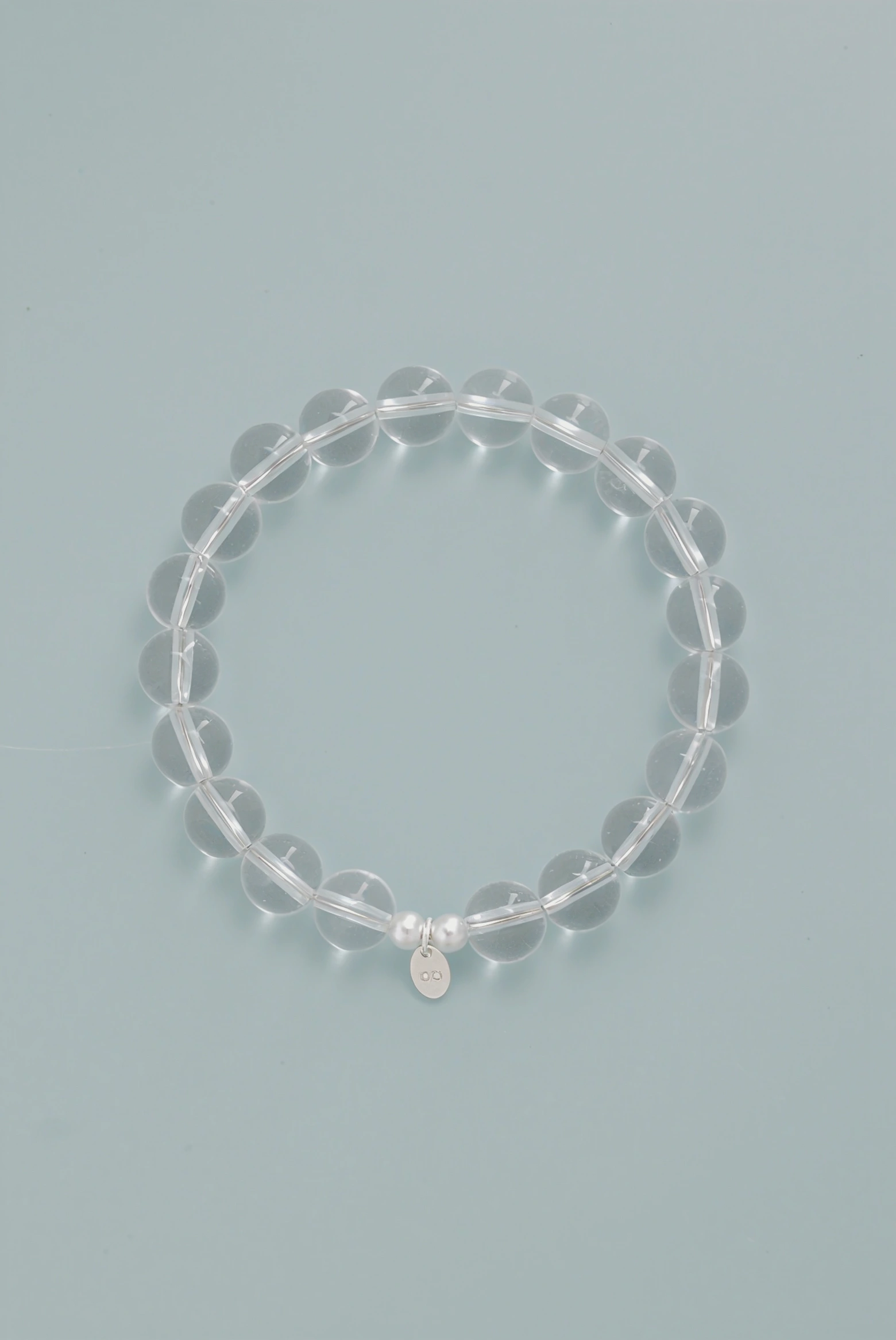 Bracelet Cristal de Roche et Argent Sterling 925
