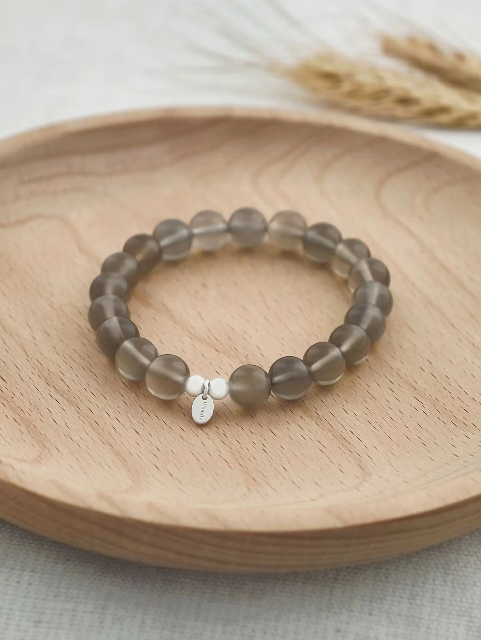Bracelet Pierre de Lune Argentée 925 Argent Sterling