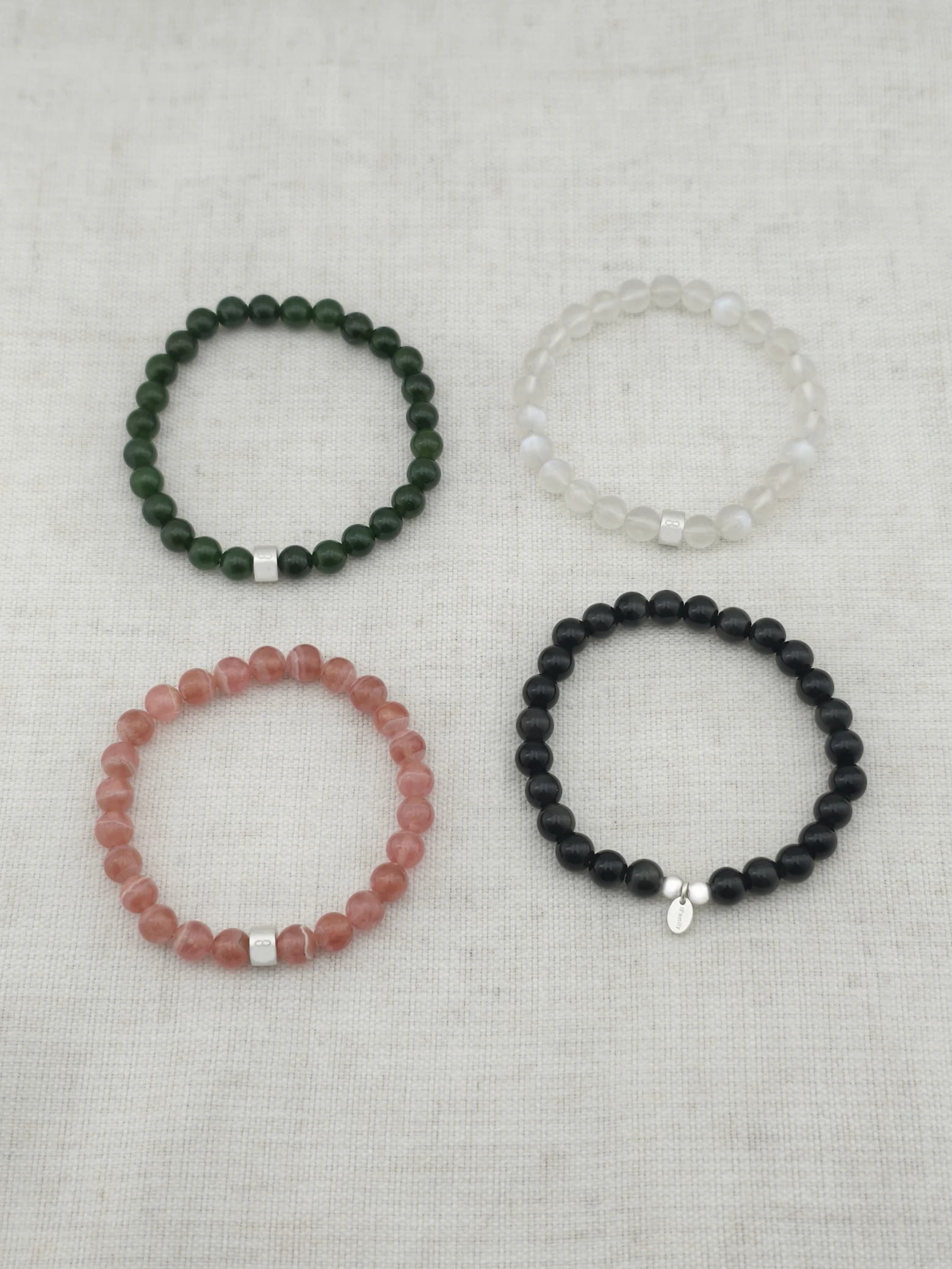 Set de Bracelets Cancer Gemmes & Argent 925